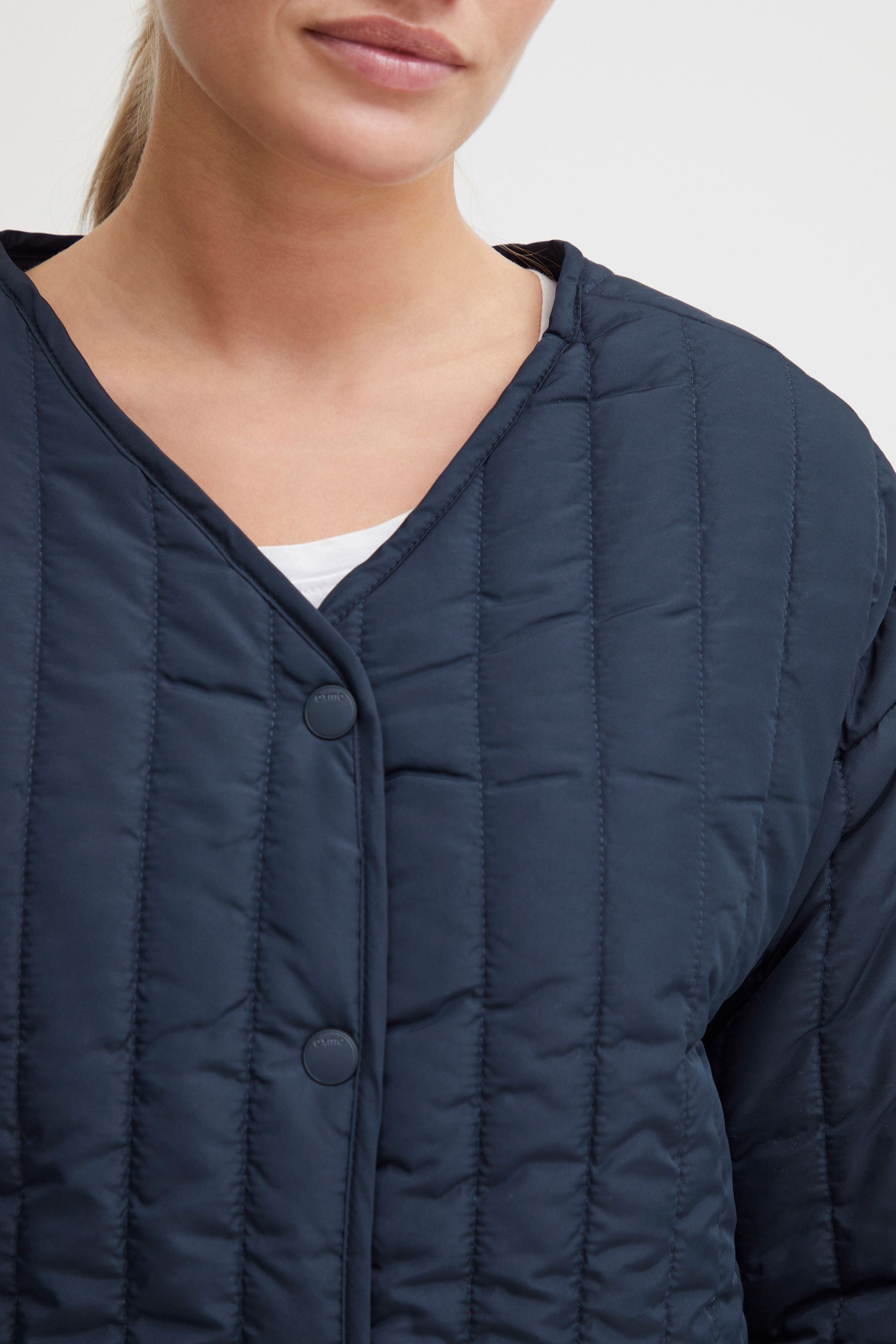 OXMO Steppjacke »Steppjacke OXSaggy«, ohne Kapuze