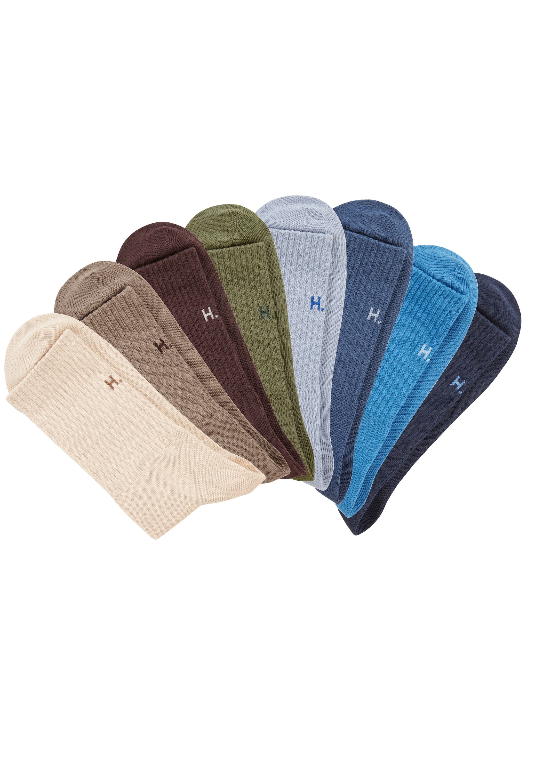 H.I.S Tennissocken »Sportsocken Damen, casual« Packung, 8 Paar tlg. ohne Frottee; ideal auch für den Alltag