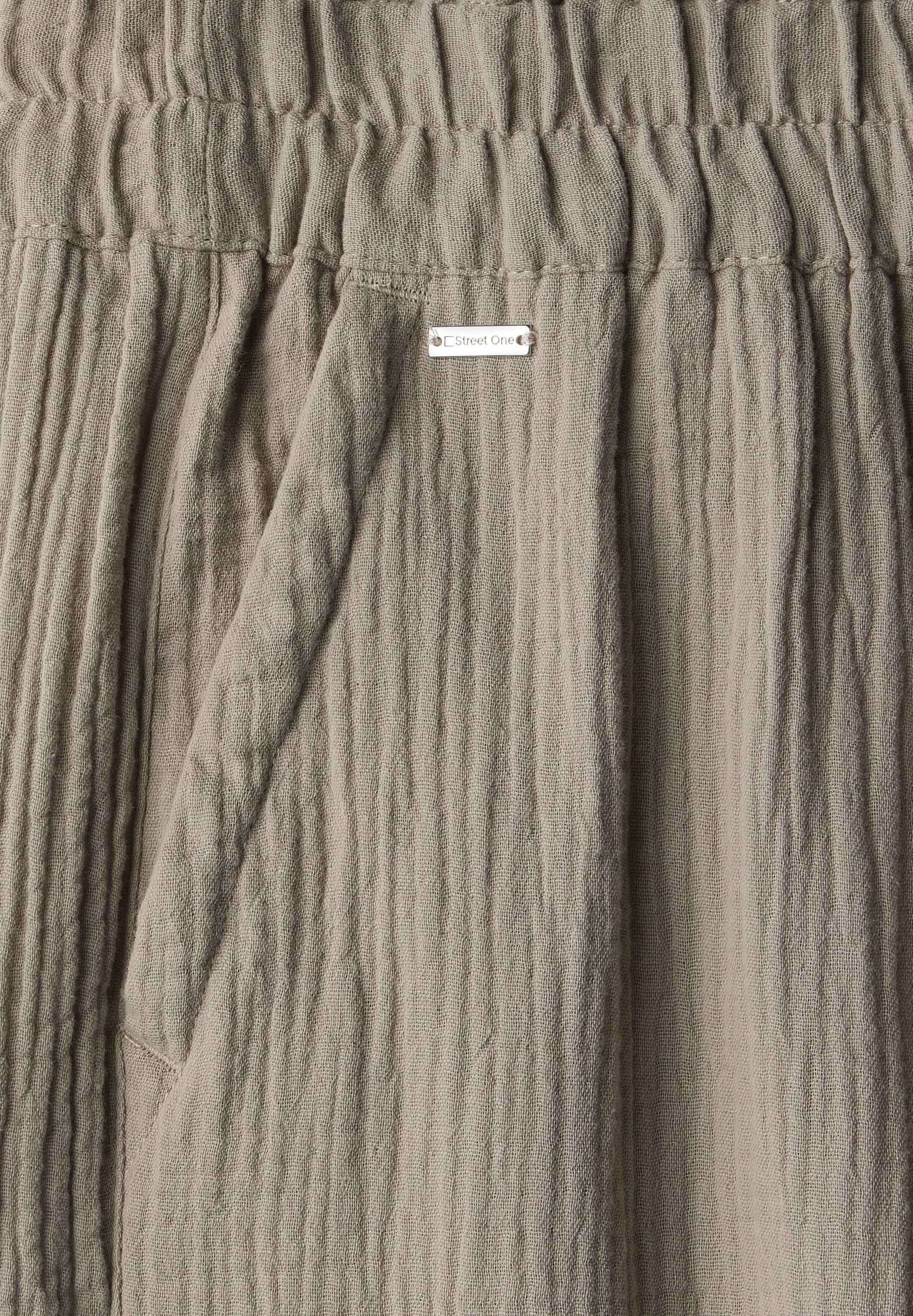 STREET ONE Stoffhose, Sommerhose in Struktur-Optik