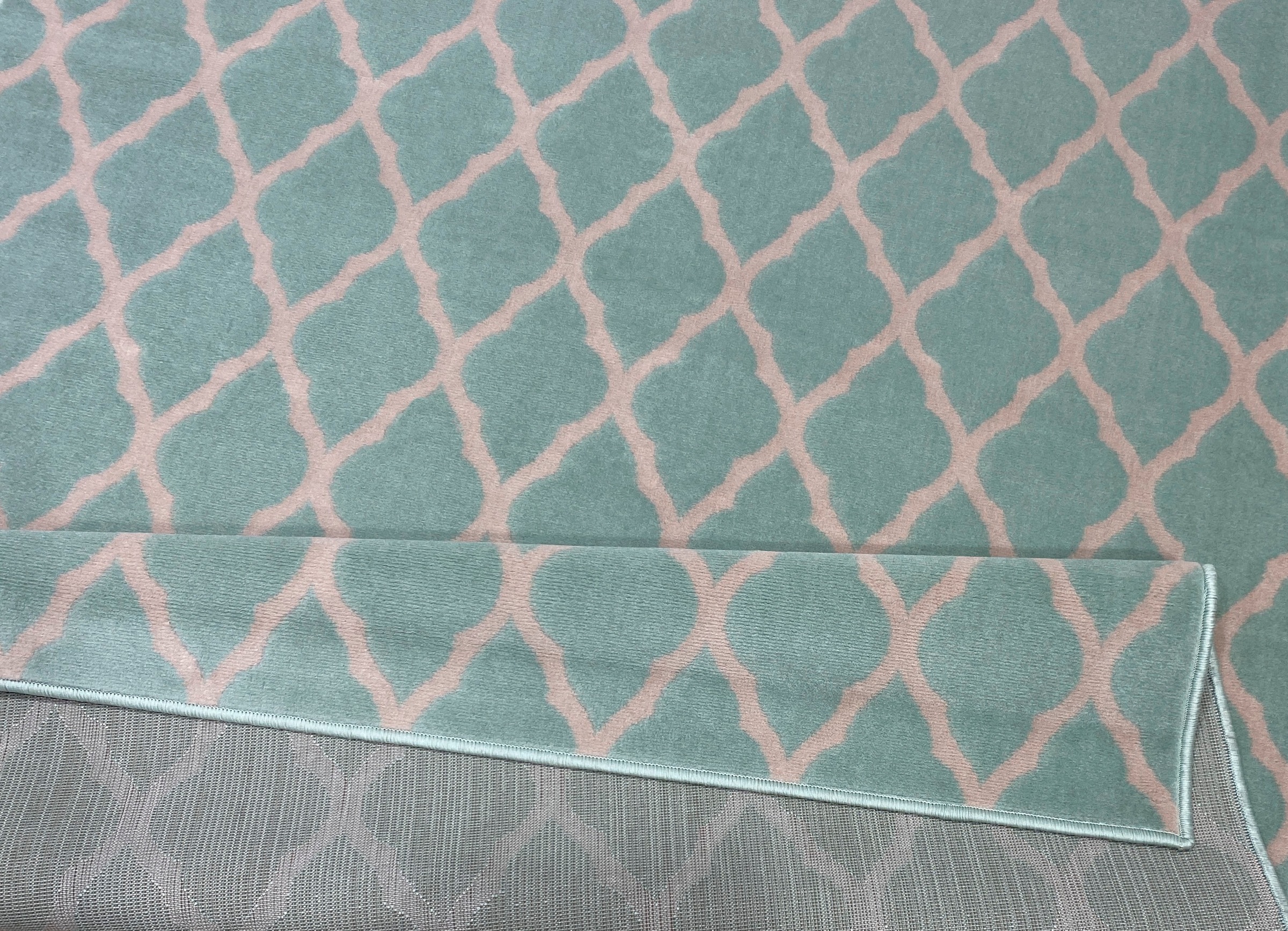 Leonique Teppich »Elliota«, rechteckig, 7 mm Höhe, grafisches Rauten-Design, modern, Kurzflor-Teppich