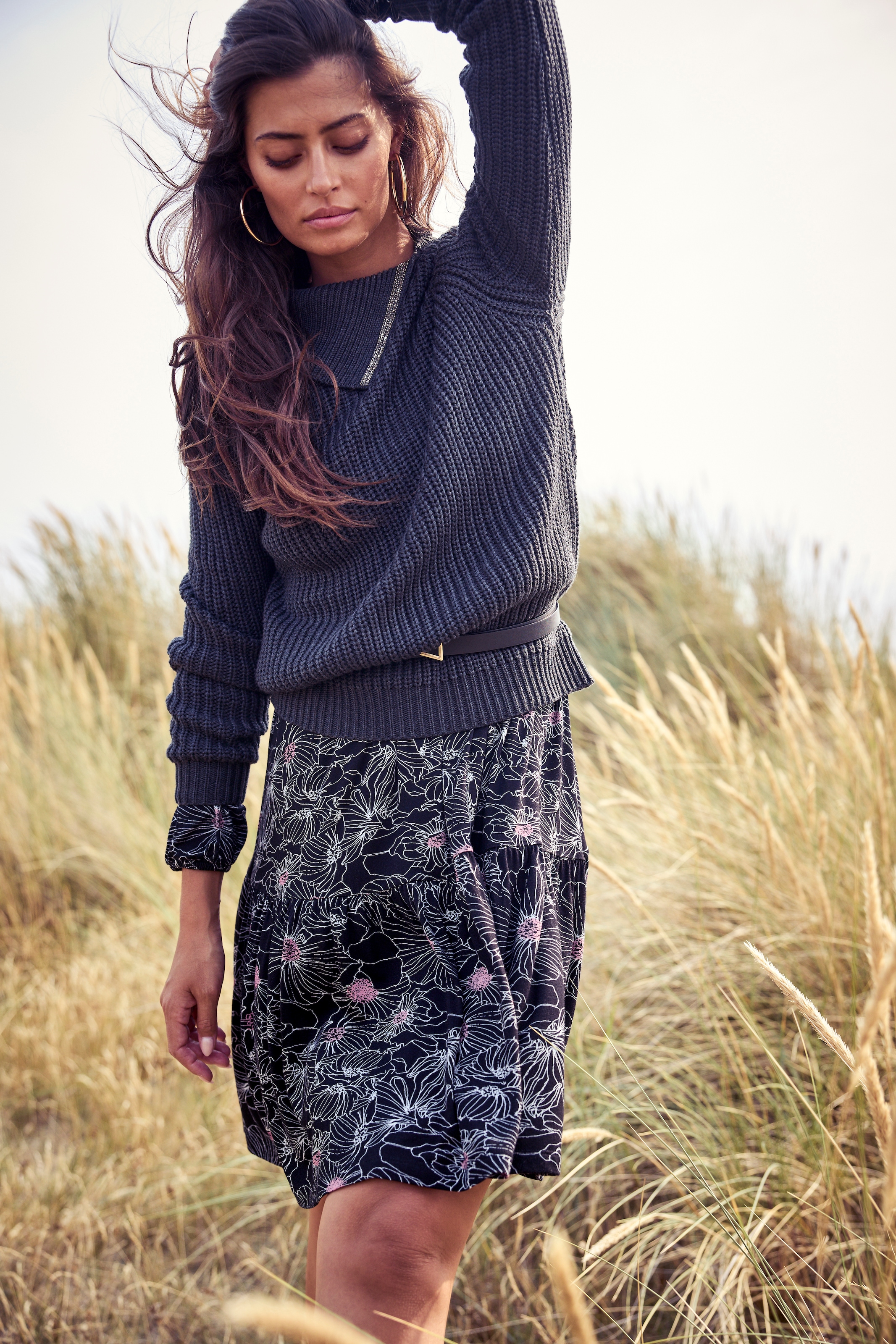 Laura Scott Strickpullover, mit elegantem Glitzerdetail
