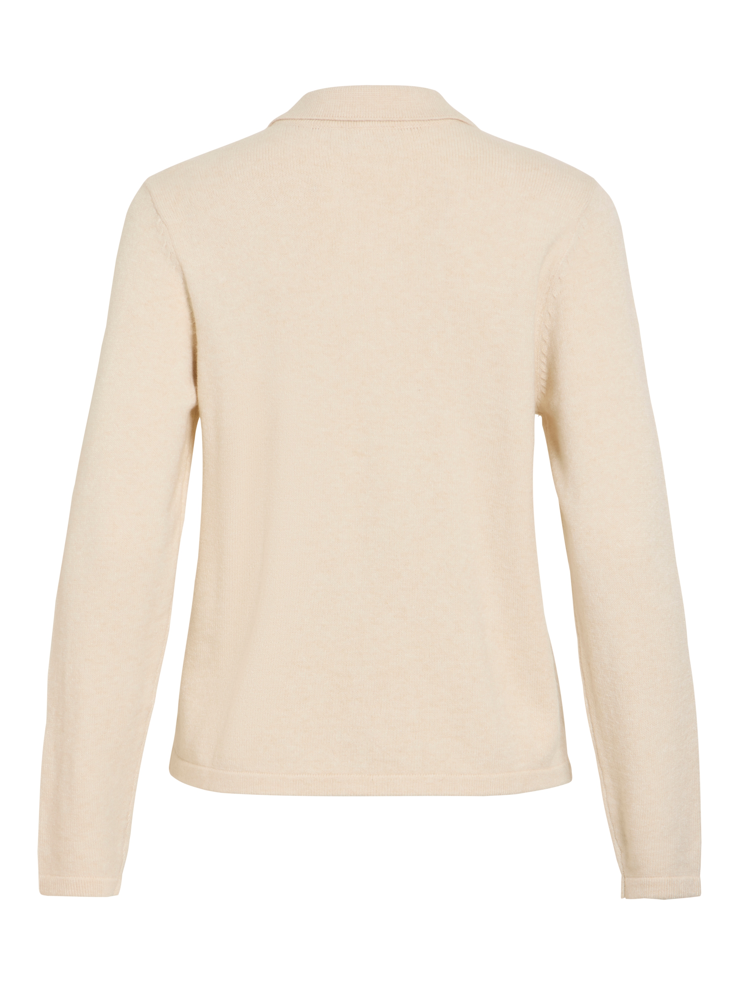 Vila Polokragenpullover »VIRIL L/S POLO PULLOVER KNIT - NOOS« Materialmix, regular fit