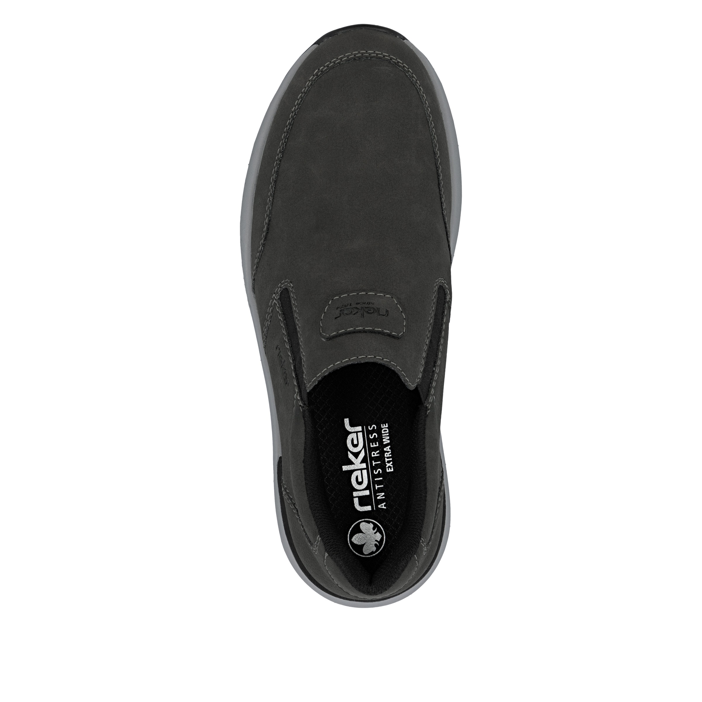Rieker Slipper, Schlupfschuh, Halbschuh, Slip-on Sneaker mit Ziernähte
