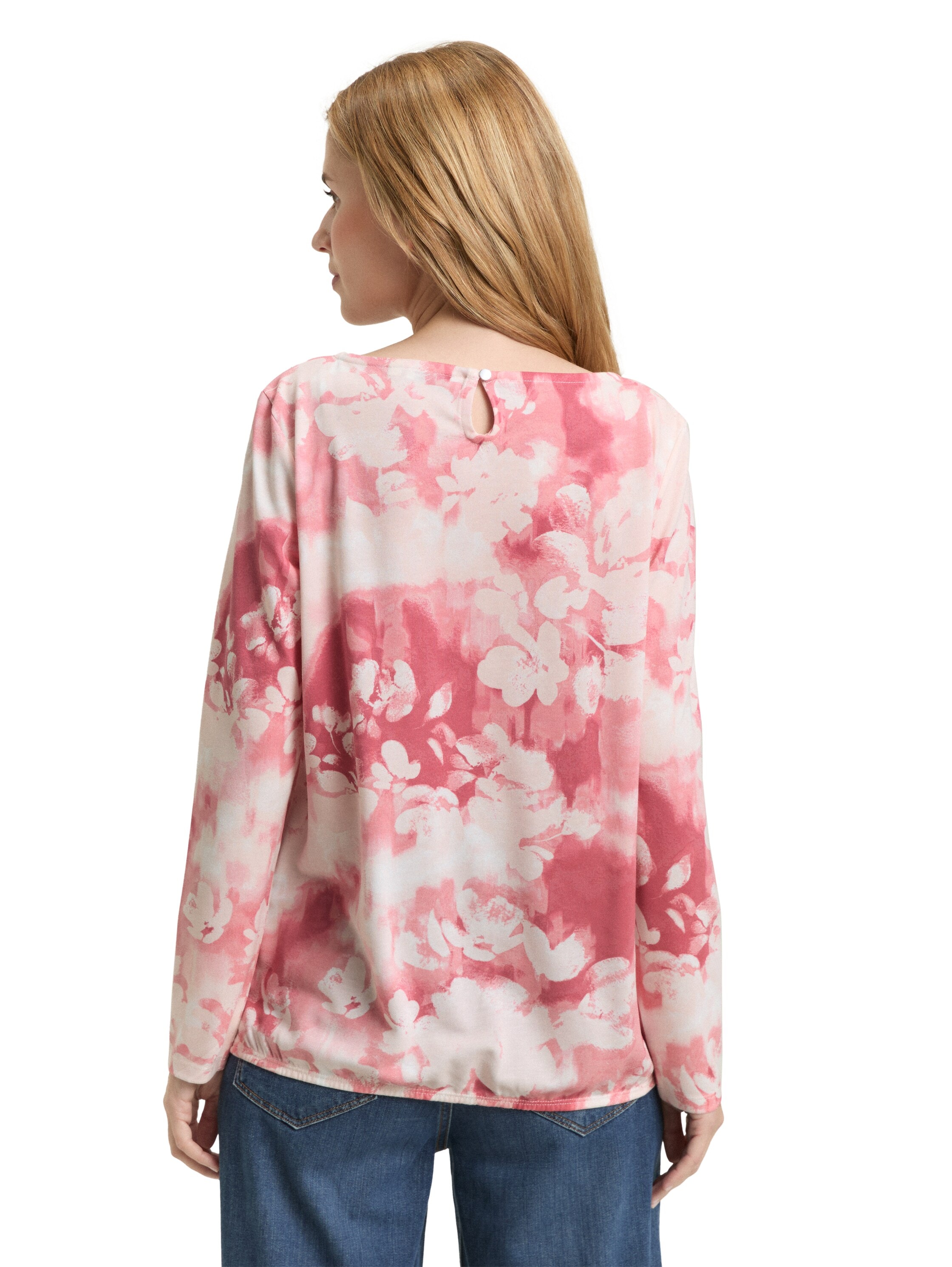 TOM TAILOR Langarmshirt mit All-Over Print