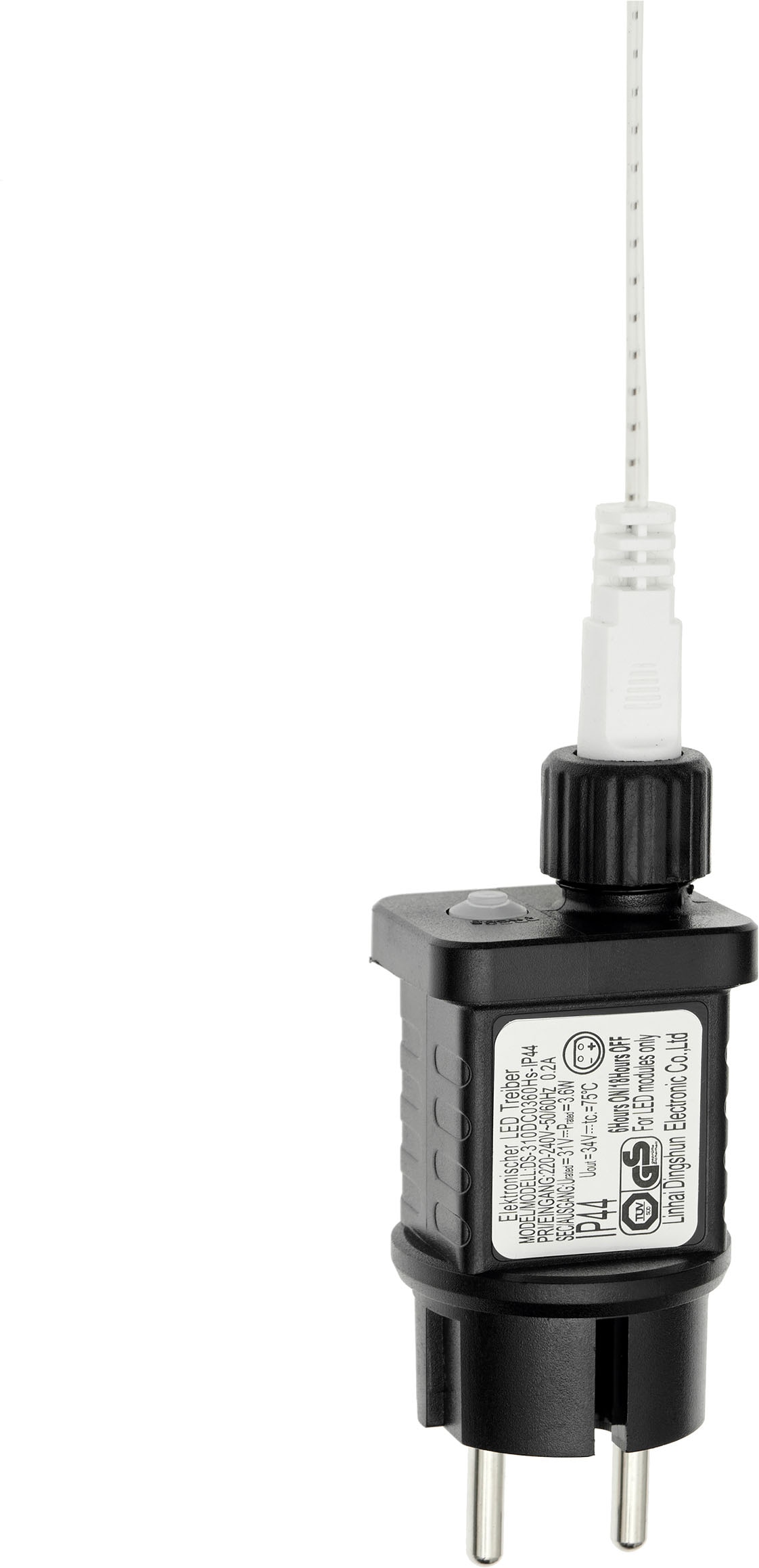 OTTO home LED-Lichtervorhang »mit 100/200/400 o. 600 LEDs, warmweiß, Timer, Indoor, Outdoor, Garten« weiße Kabelfarbe, IP44, Timer, 5 m Zuleitung, innen, außen, Balkon