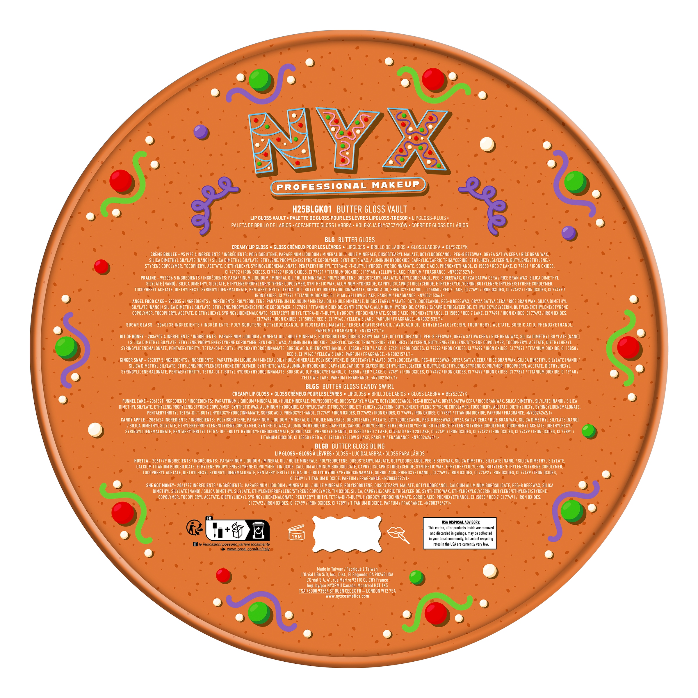 NYX Lipgloss »NYX Professional Makeup Butter Gloss Kit«