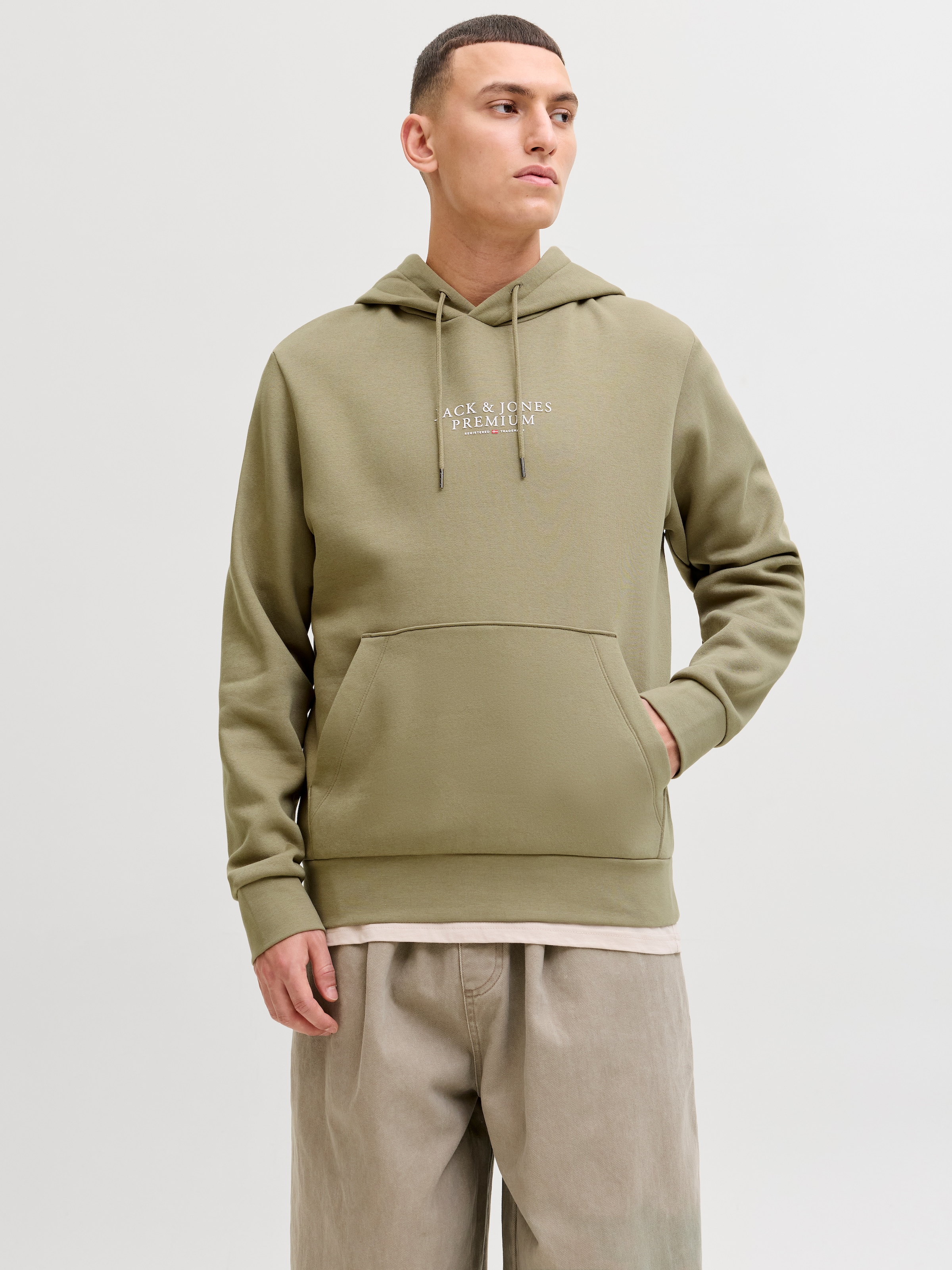 Jack & Jones Kapuzensweatshirt »JPRBLUARCHIE SWEAT HOOD NOOS«, mit Logo Print
