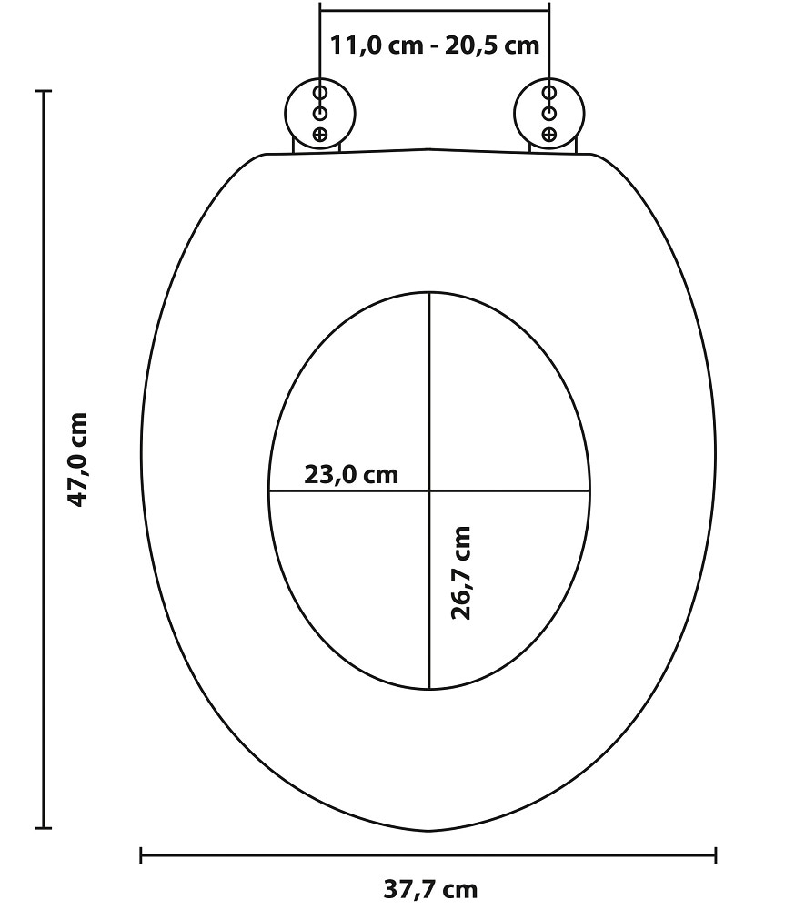 Sanilo WC-Sitz »Flat«, mit Absenkautomatik