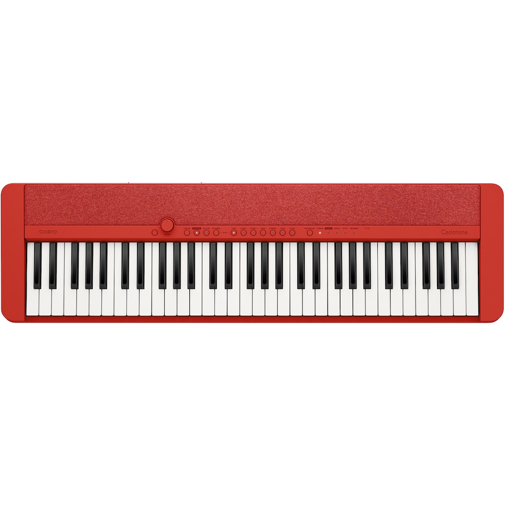 CASIO Home-Keyboard »Piano-Keyboard-Set CT-S1RDSET«, (Set, inkl. Keyboardständer, Sustainpedal und Netzteil)