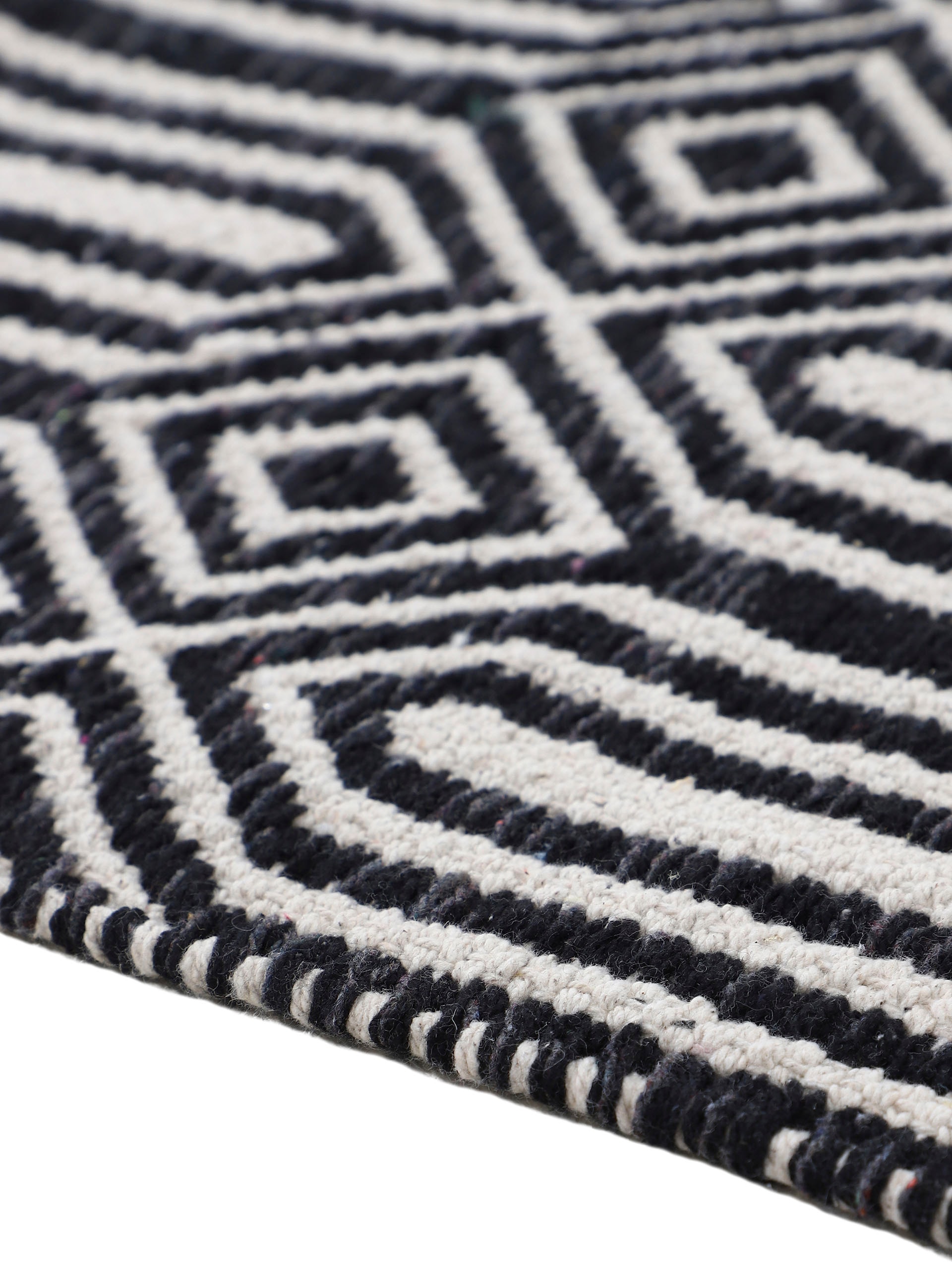 carpetfine Teppich »Kelim Oregan«, rechteckig, 5 mm Höhe, Wendeteppich aus reiner Baumwolle, Wohnzimmer
