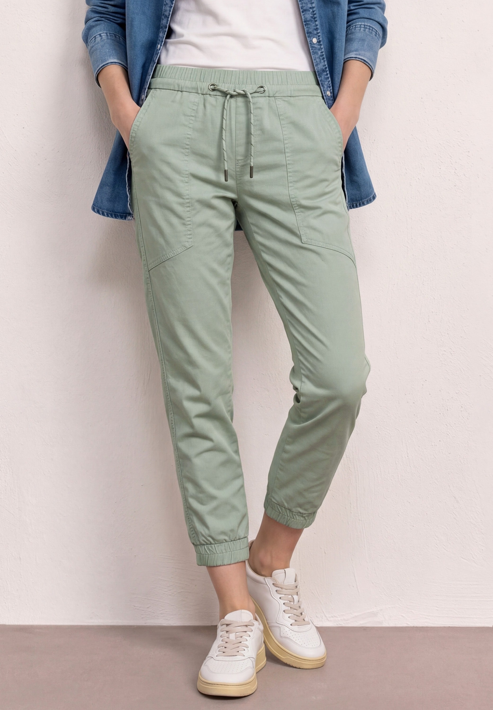 STREET ONE Stoffhose »Style Bonny«  Slim Leg Hose / Sommerhose im Loose Fit