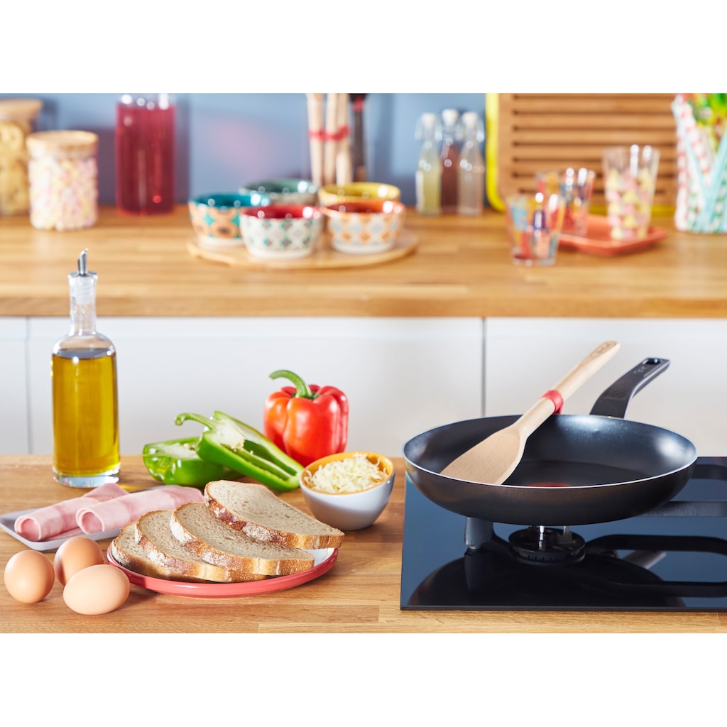 Tefal Pfannen-Set »Easy Cook & Clean«, Aluminium, (Set, 2 tlg., 1x Bratpfanne Ø 24 cm, 1x Bratpfanne Ø 28 cm)