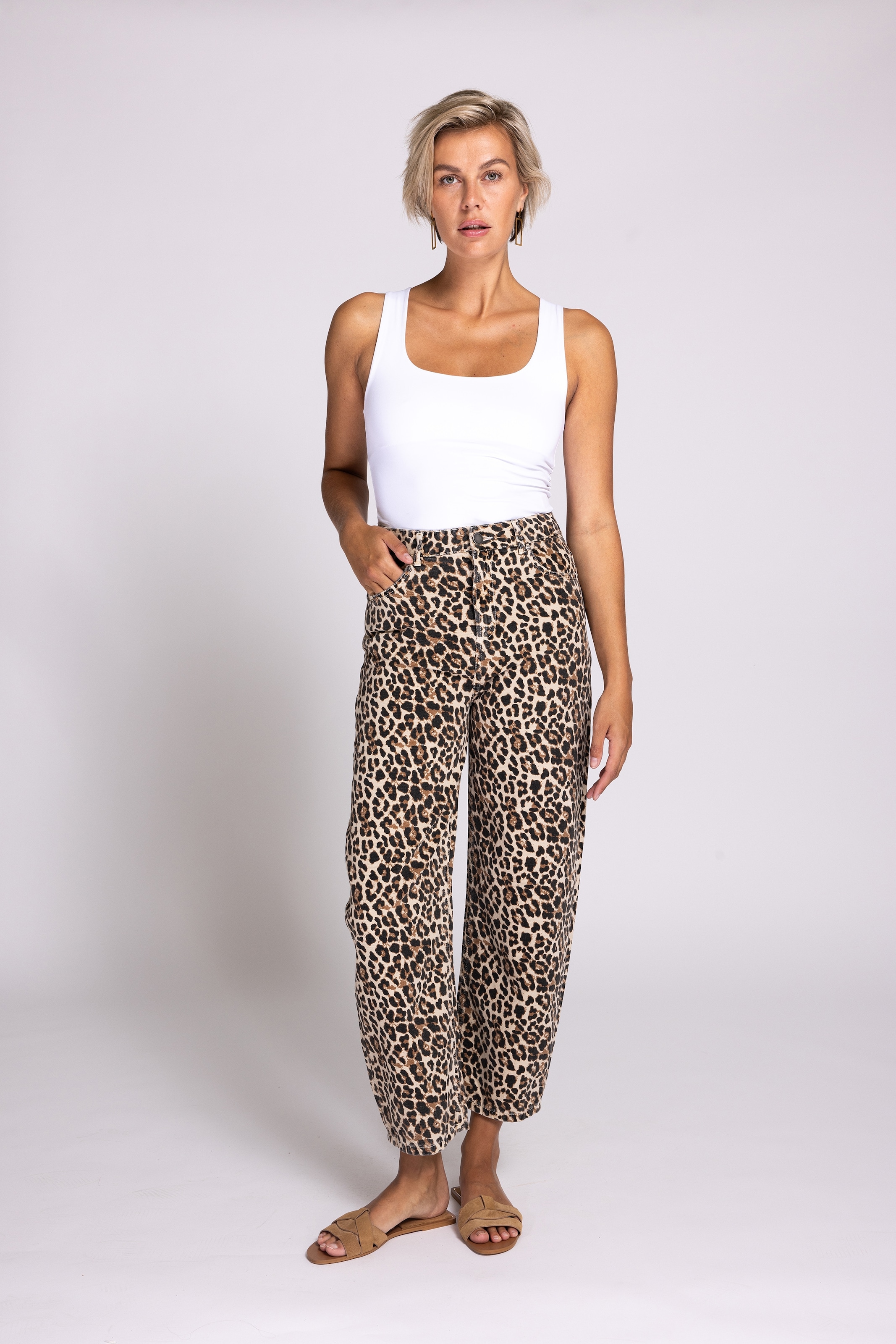 Zhrill 3/4-Hose »IZA«, mit Leo-Print