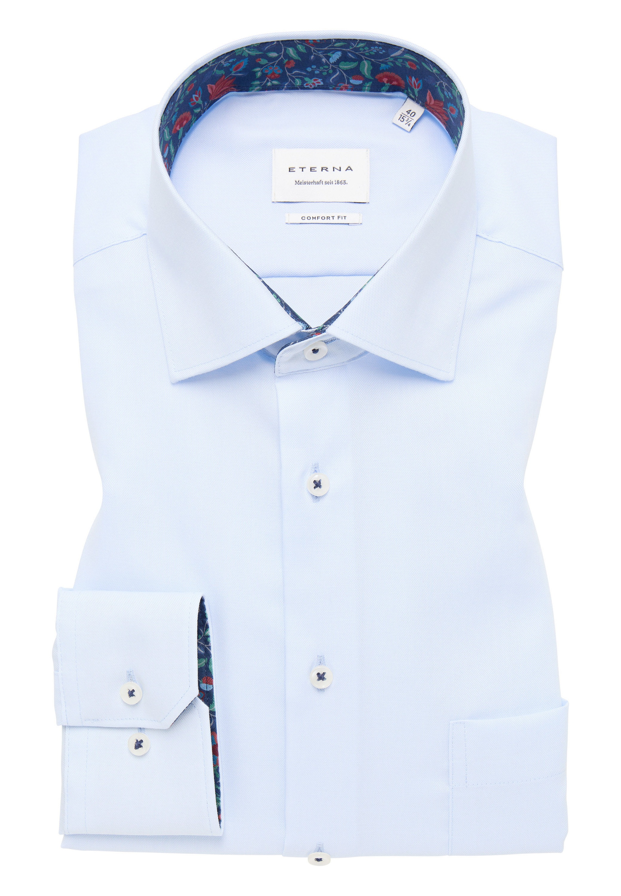 Eterna Langarmhemd »COMFORT FIT«, NON IRON (bügelfrei)