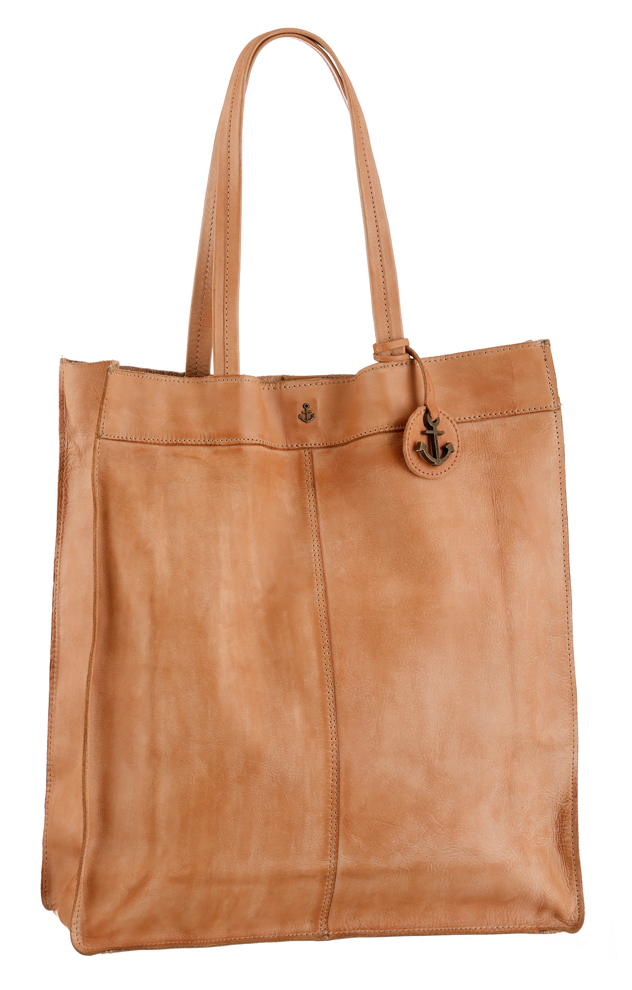 HARBOUR 2nd Shopper »Elbe 2«, aus Leder mit typischen Marken-Anker-Schmuck-Anhänger