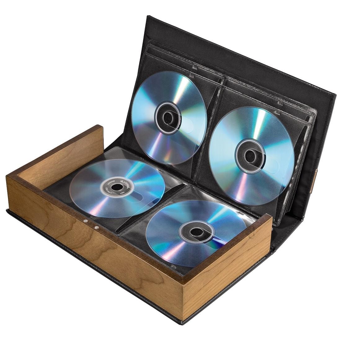 Hama DVD-Hülle »CD DVD Blu-ray Album 56, Schwarz/Braun, Hülle, Schutzhülle, Wallet«