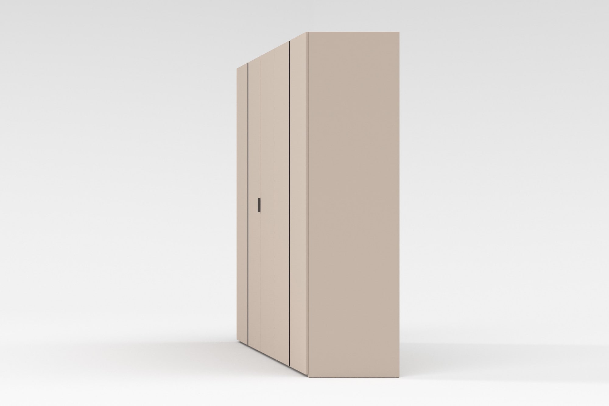 INOSIGN Kleiderschrank »RUBINO, Drehtürenschrank,Schlafzimmerschrank mit hochwertigem Alugriff«, (1 St.), Made in Italy, in Breite wählbar, Basisausführung, Zubehör extra