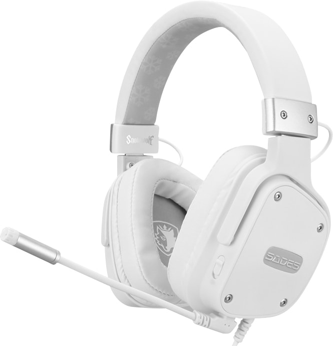 Gaming-Headset »Snowwolf SA-722S«, Mikrofon abnehmbar