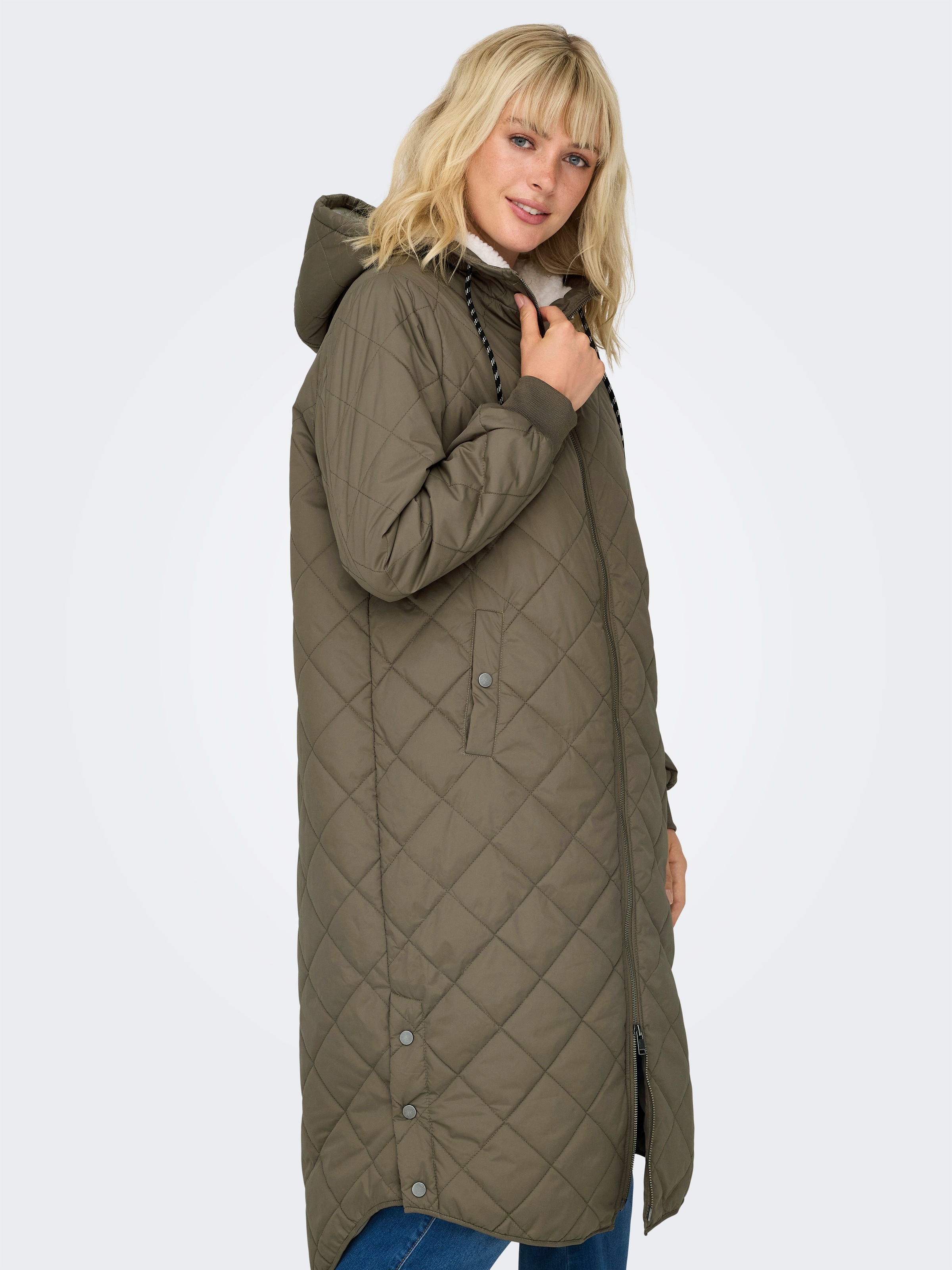 ONLY Steppmantel »ONLNEWSANDY QUILT COAT CC OTW«