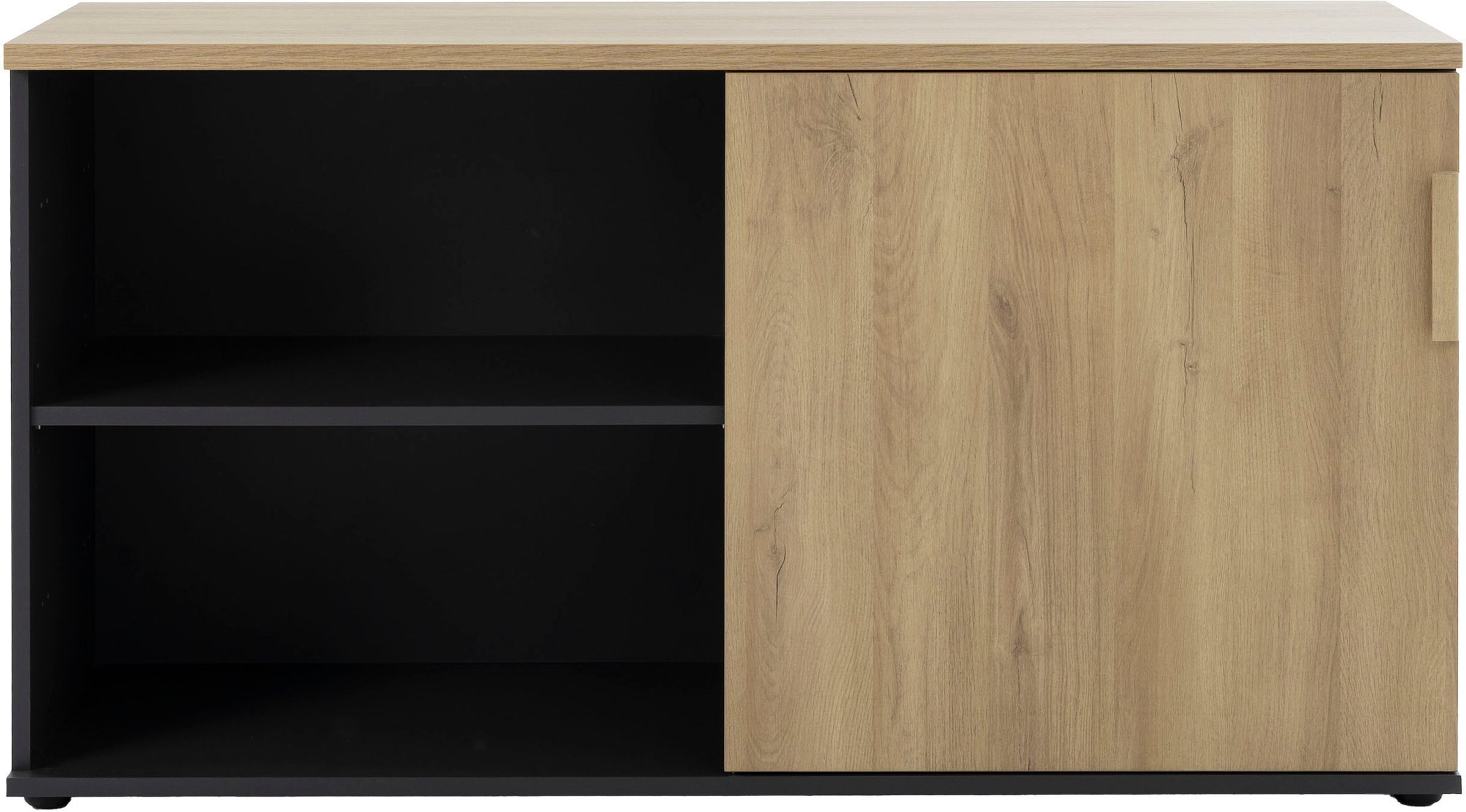 Gami Lowboard »ITALIC« Elegante Credenza, freistehend oder als Schreibtischrücklauf nutzbar