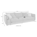 INOSIGN Big-Sofa »Palladio Luxus«, mit besonders hochwertiger Polsterung für bis zu 140 kg pro Sitzfläche, wahlweise LED-Beleuchtung