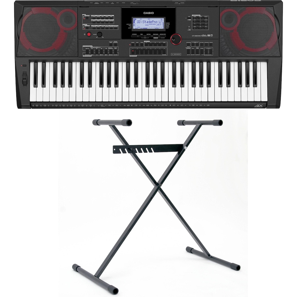 CASIO Home-Keyboard »CT-X5000«, (Set), inklusive Keyboardstativ