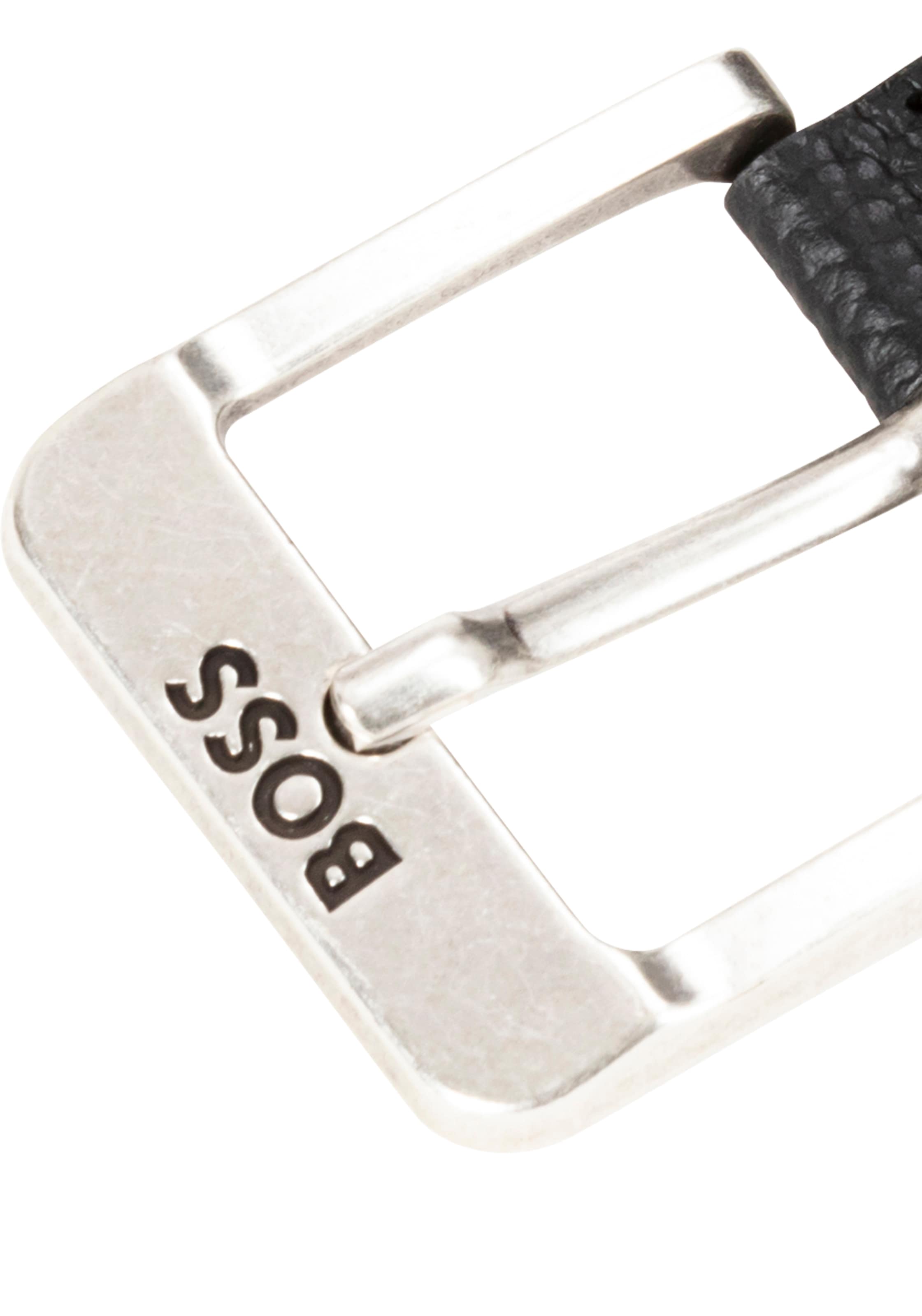 BOSS Ledergürtel »Jemio-Gr_Sz40«, mit Logoprägung
