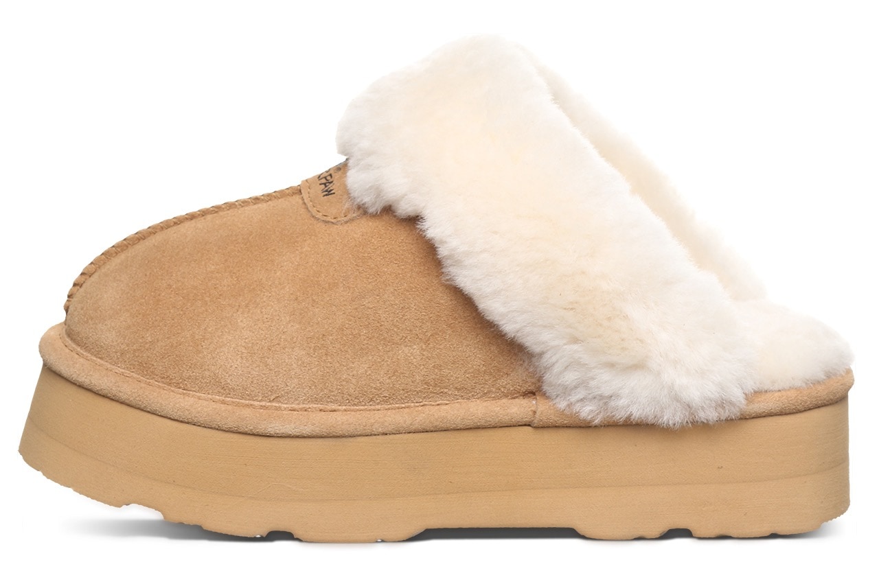 Bearpaw Hausschuh »RETRO PLATFORM LOKI«, Mules, Clog, Slides mit Plateausohle