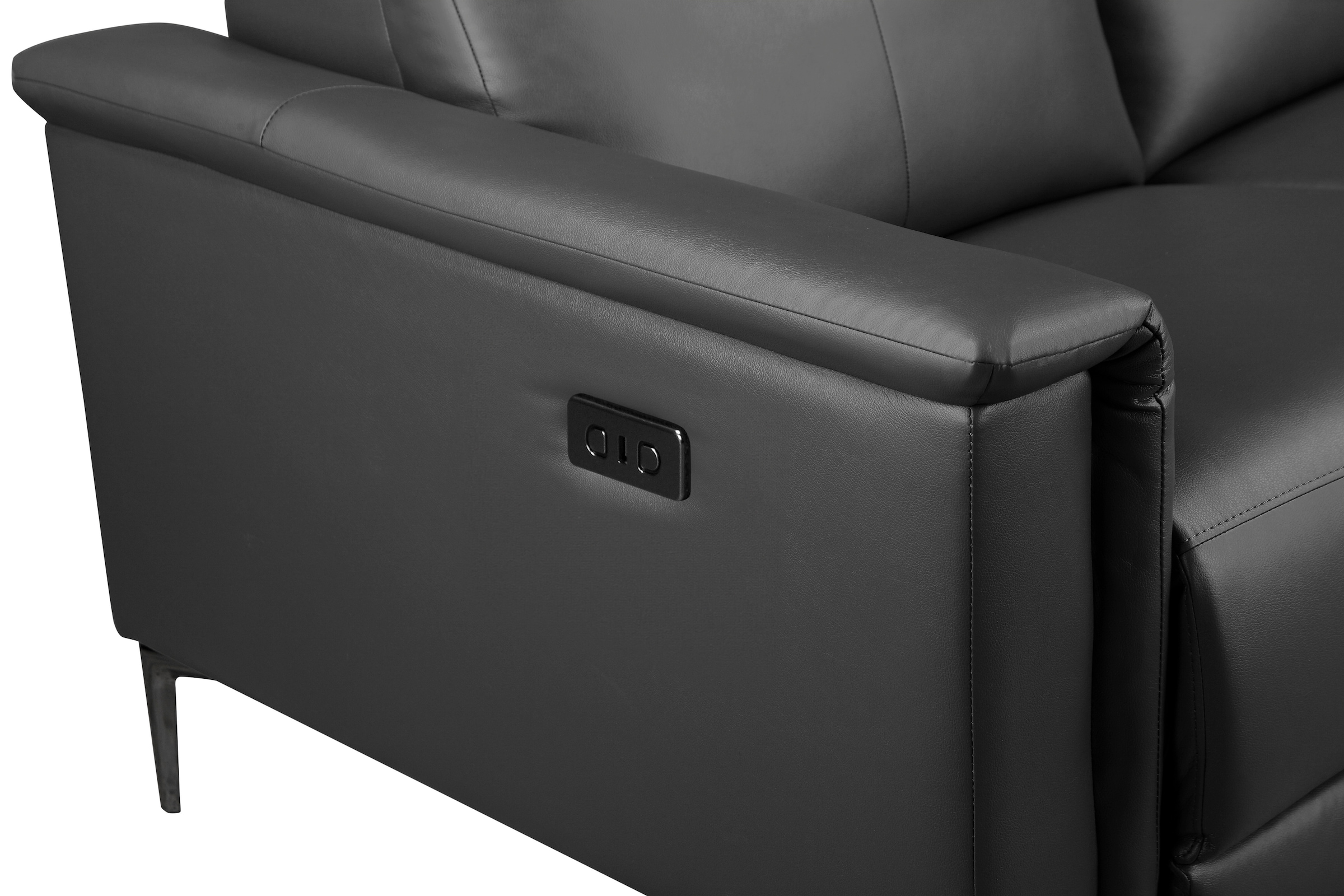 Places of Style 2-Sitzer »Lund«, manueller od. elektrischer Relaxfunktion und USB-A