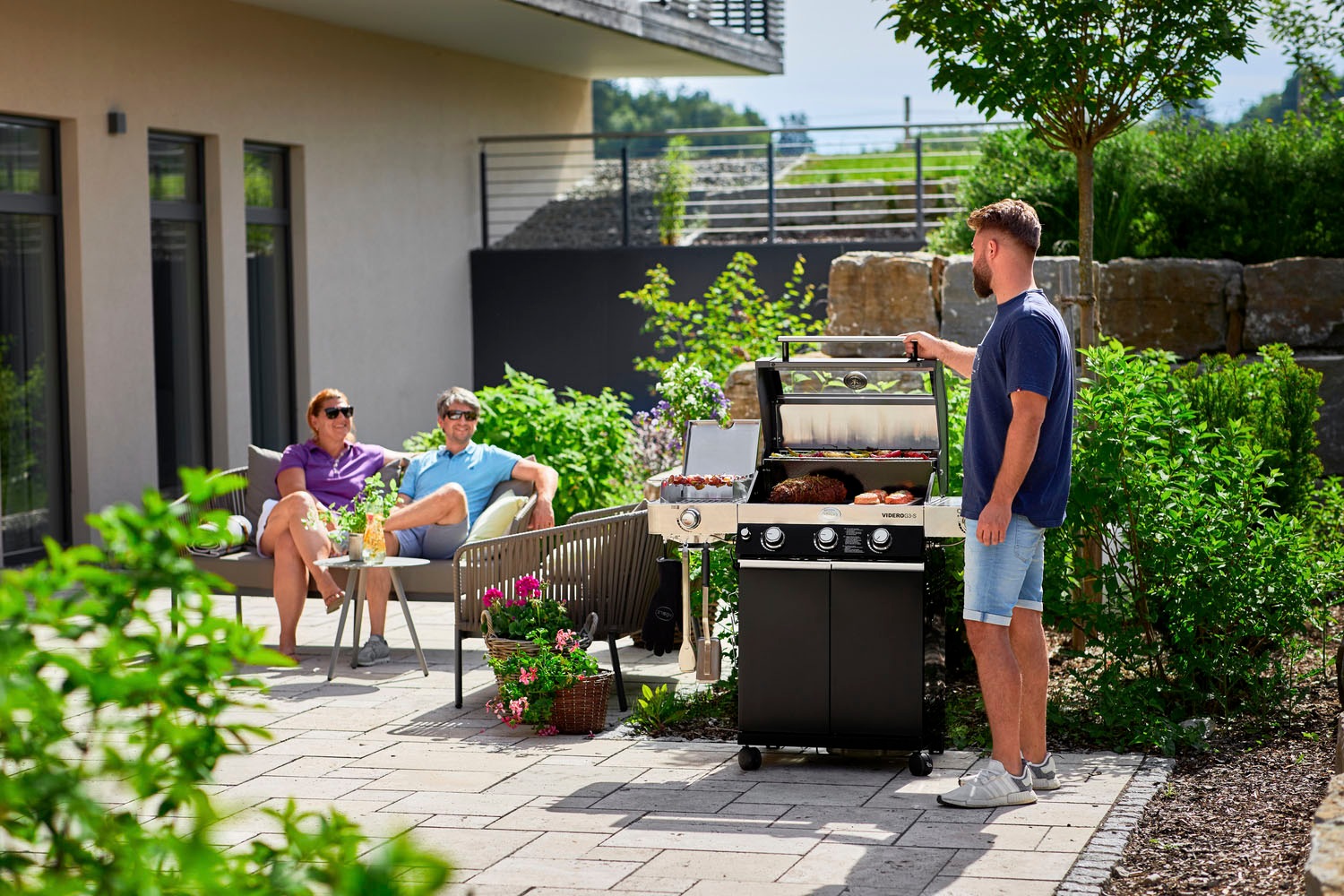 RÖSLE Aromaplanke »Holzplanke Erlenholz, 25174« Massivholz 2 Stk. tlg. für Holzaroma im Grillgut, mehrfach verwendbar, Naturprodukt
