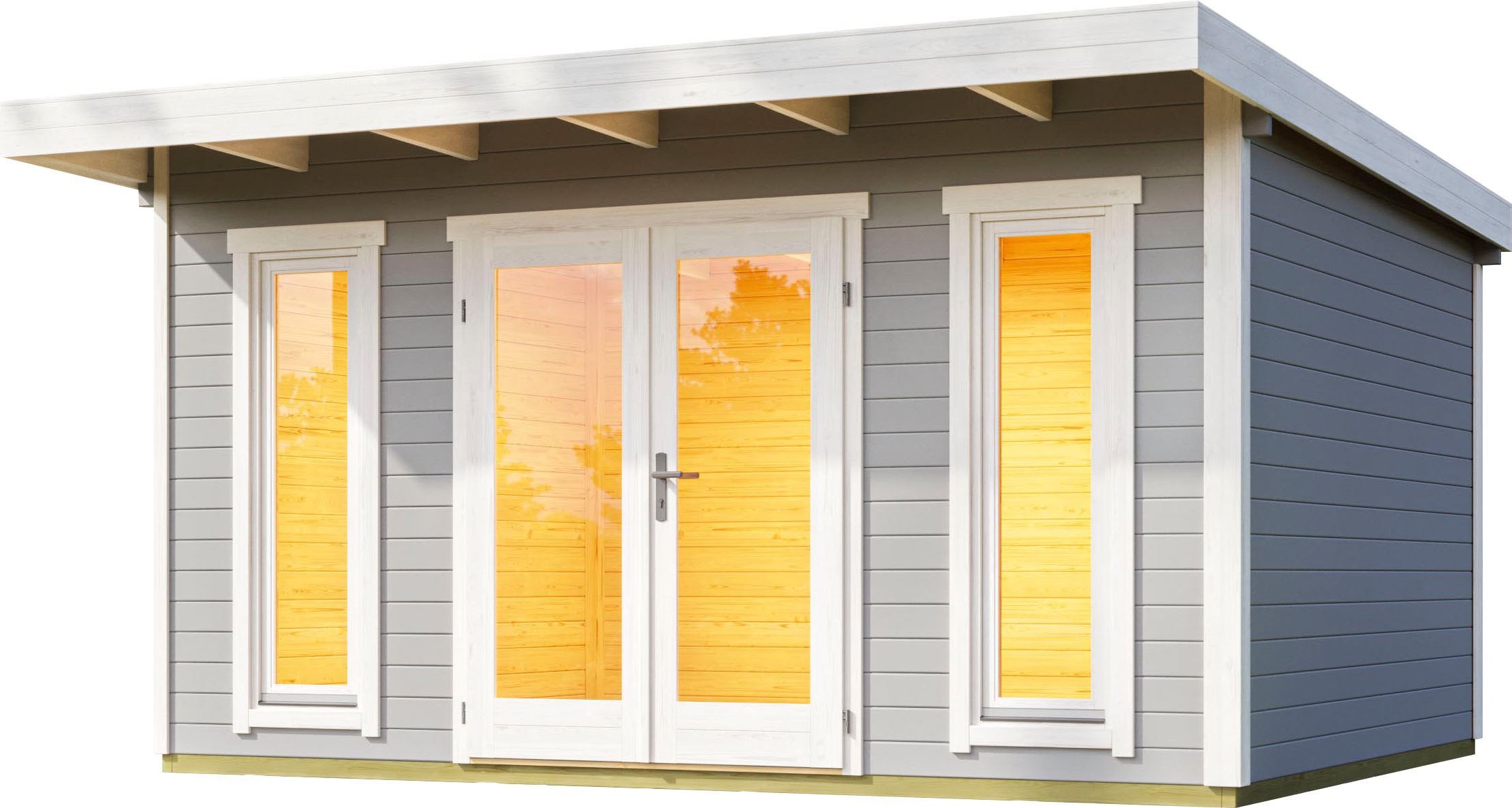 Lasita Maja Gartenhaus »SICILY« in grau