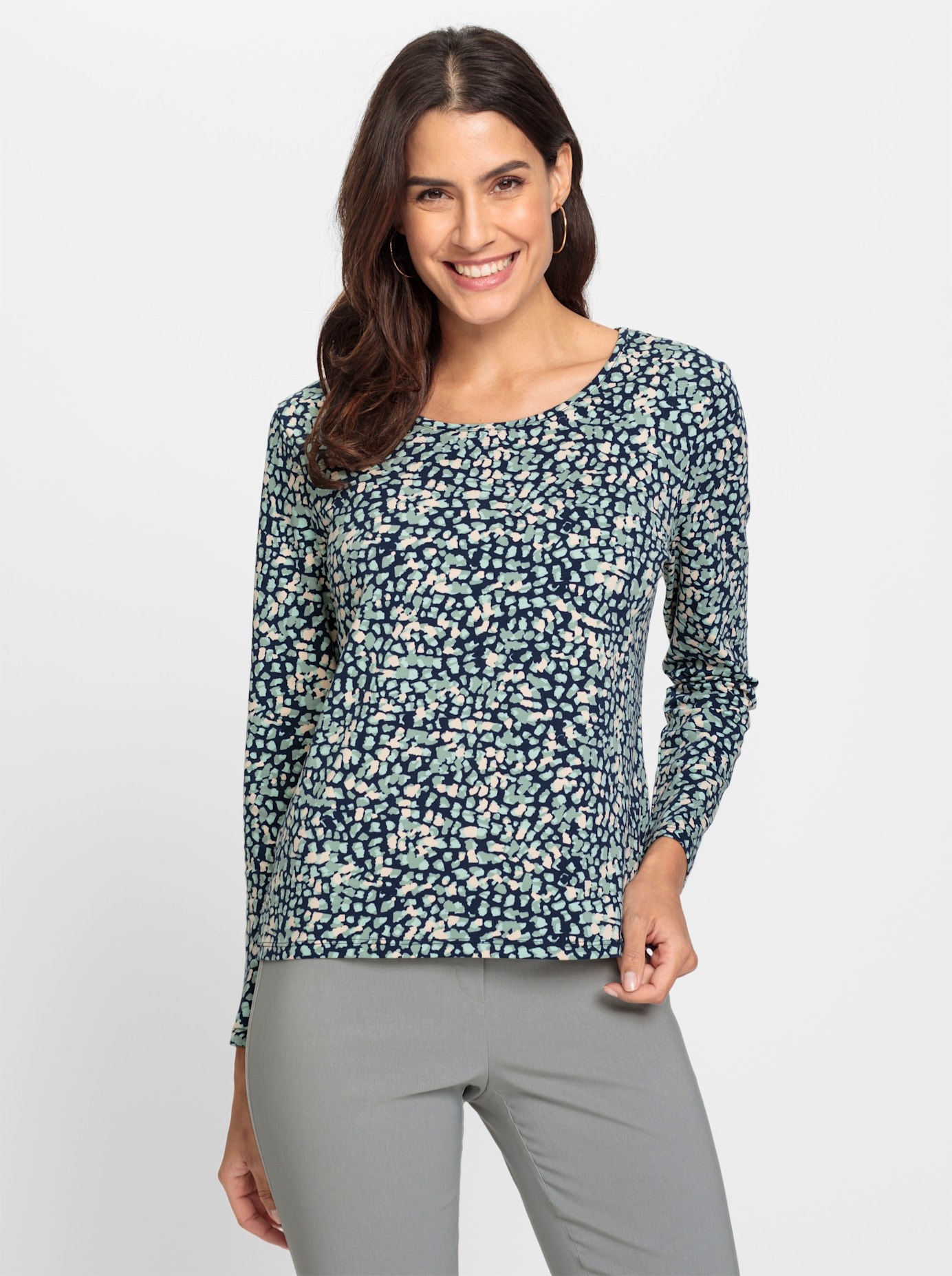 Inspirationen Langarmshirt »Shirt«, (1 tlg.)