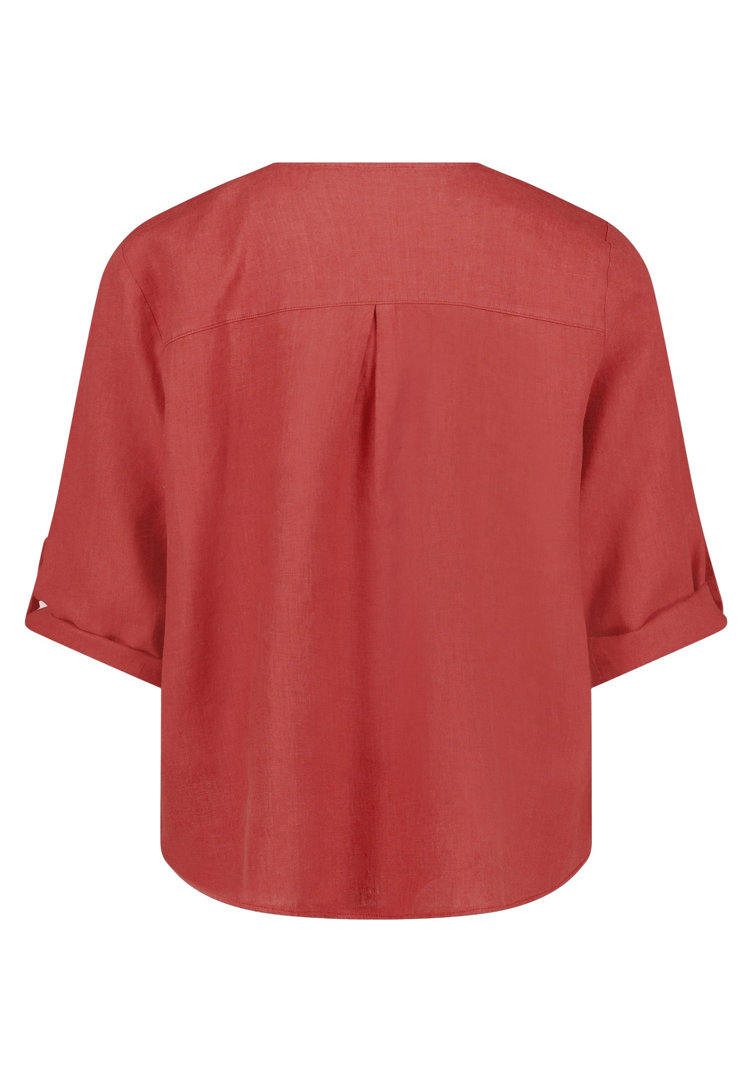 Cartoon Klassische Bluse »Leinenbluse mit V-Ausschnitt«