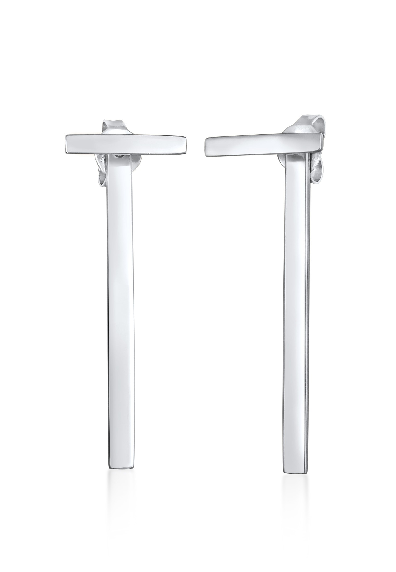 Elli Paar Ohrstecker »Ohrringe Basic Hänger Geo Stab Look 925 Silber«