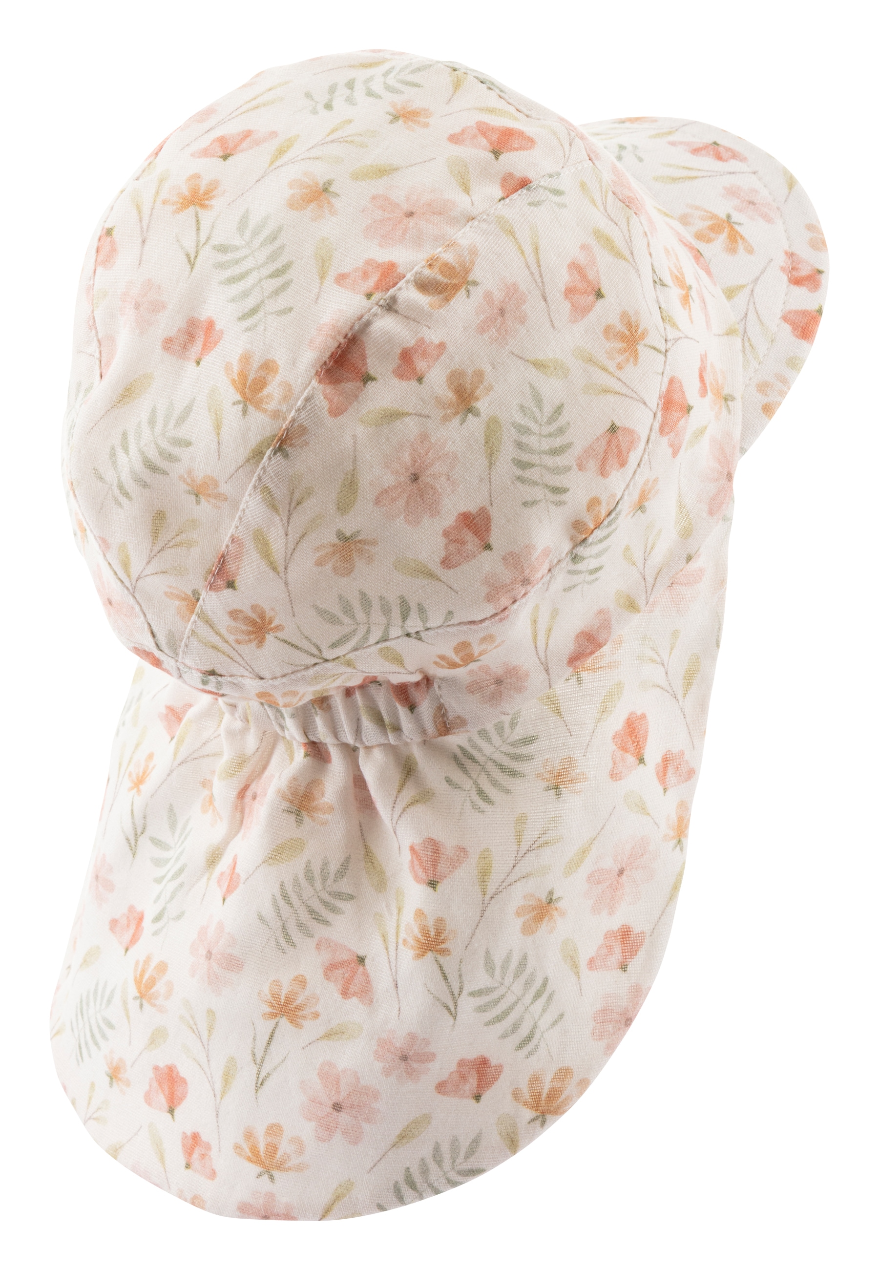 Sterntaler® Schirmmütze »Schirmmütze mit Nackenschutz floral«