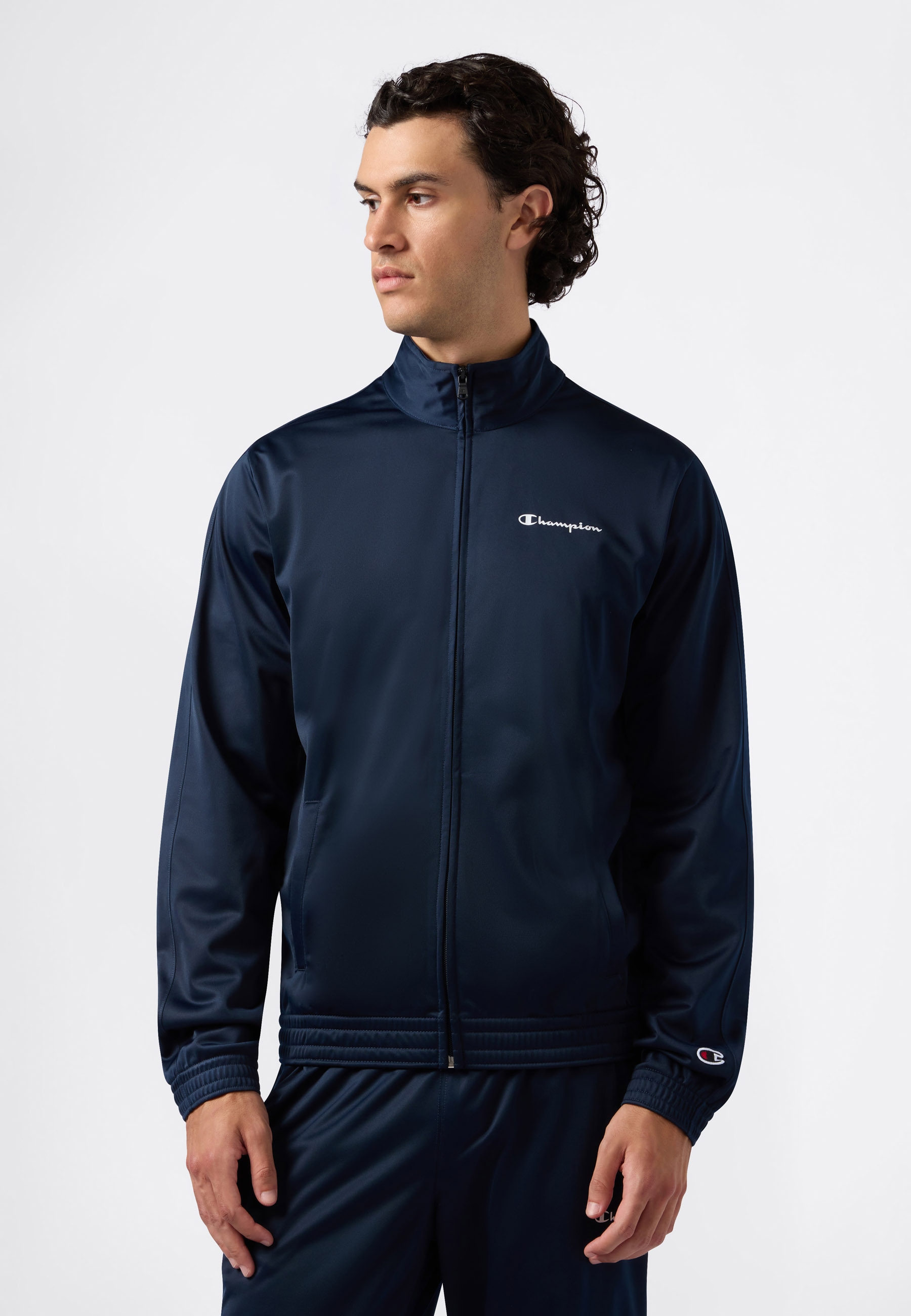 Champion Trainingsanzug »Tracksuit Small Logo« 2 Stk. zweiteiliges Set, mit Reißverschlusstaschen
