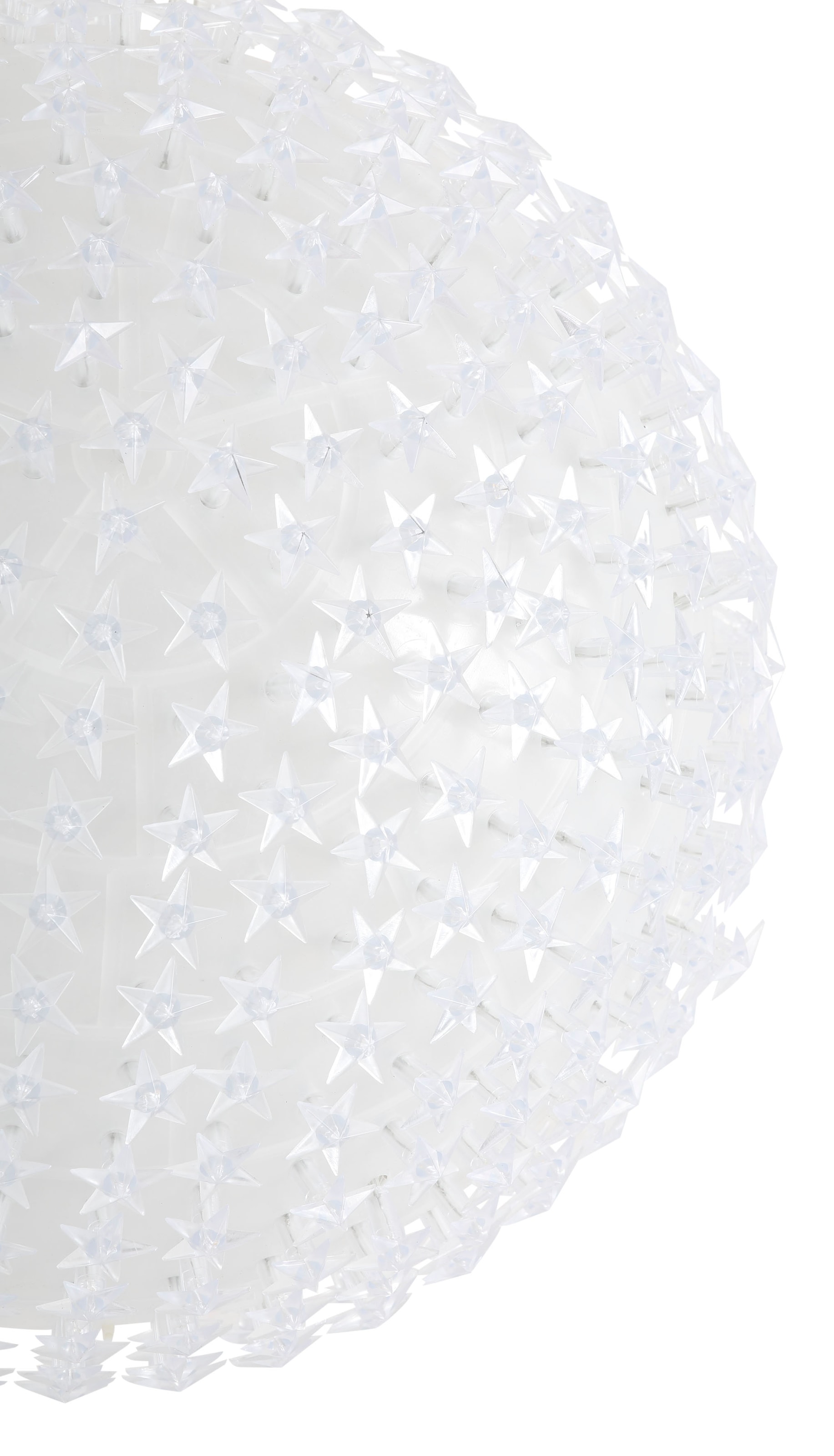 AM Design LED Dekolicht Warmweiß LED Kugel mit Sternen, Weihnachtsdeko aussen