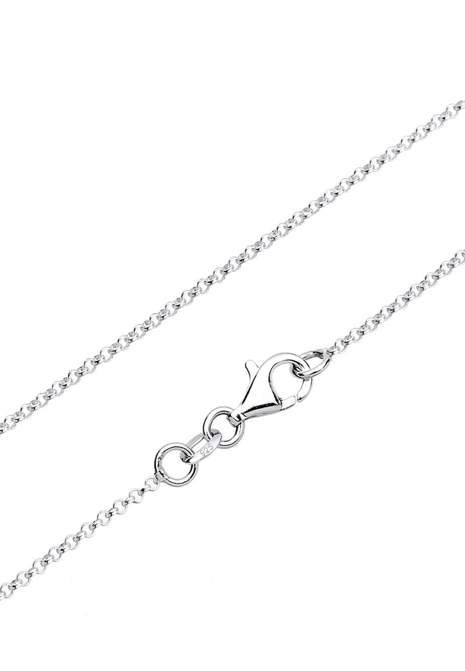 Elli Kette mit Anhänger »Halskette mit Kreuz Schlicht 925 Sterling Silber«
