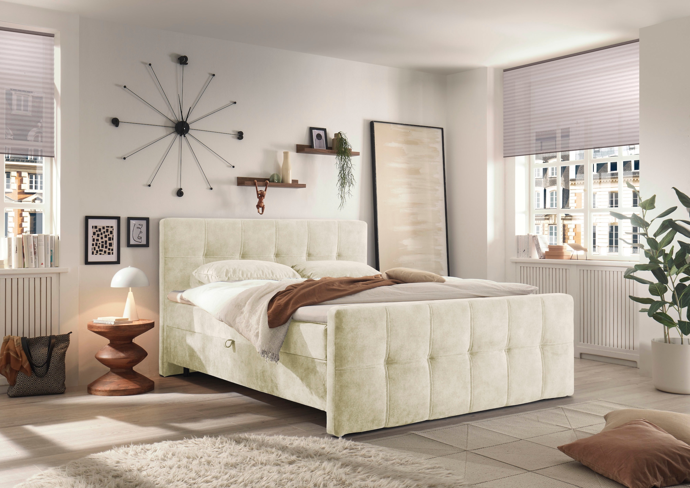ED EXCITING DESIGN Boxbett »Valetta«, mit Bettkasten