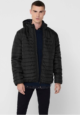 ONLY & SONS Steppjacke »PAUL QUILTED HOOD JACKET« kaufen