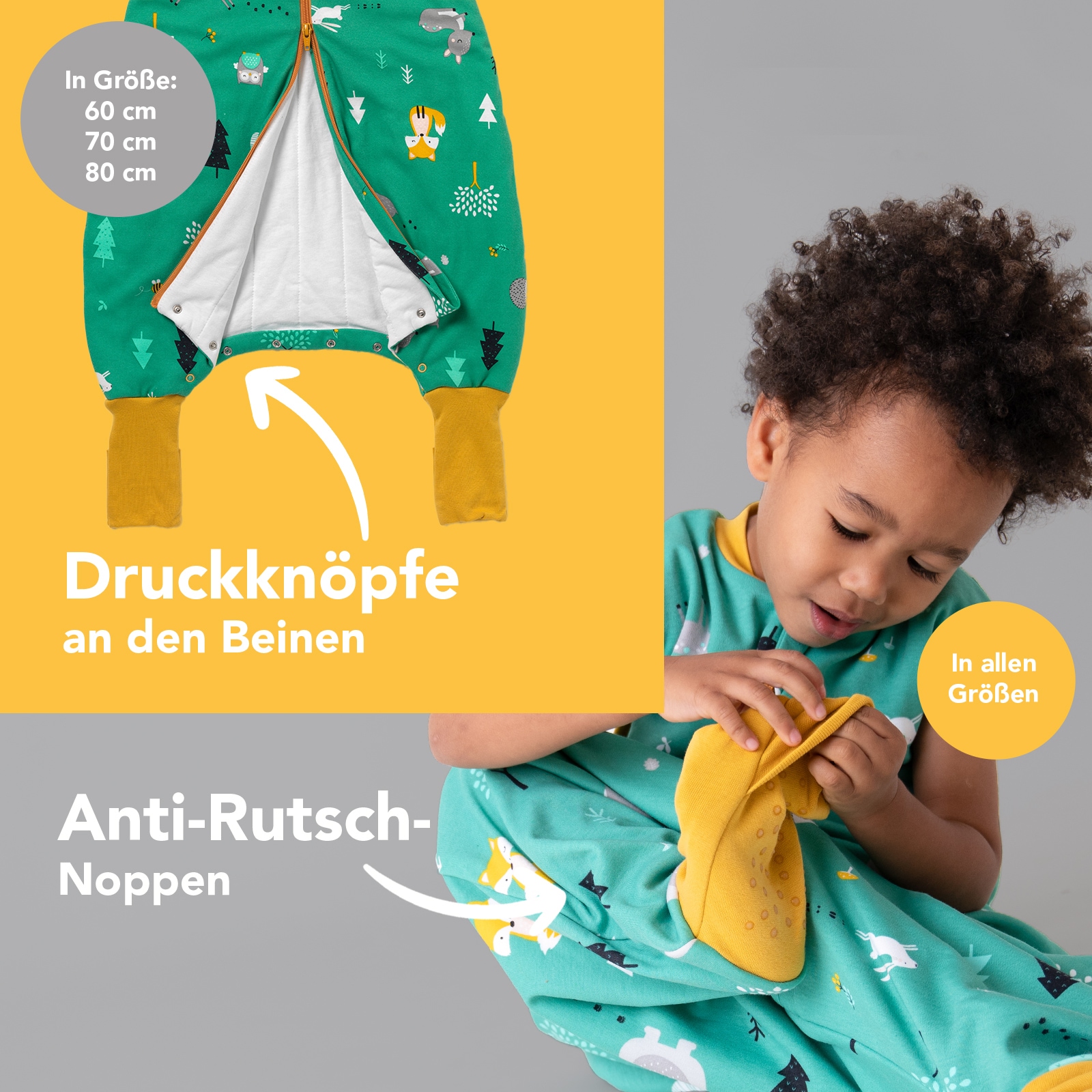 Schlummersack Babyschlafsack »Schlafsack mit Füßen 3.5 Tog«