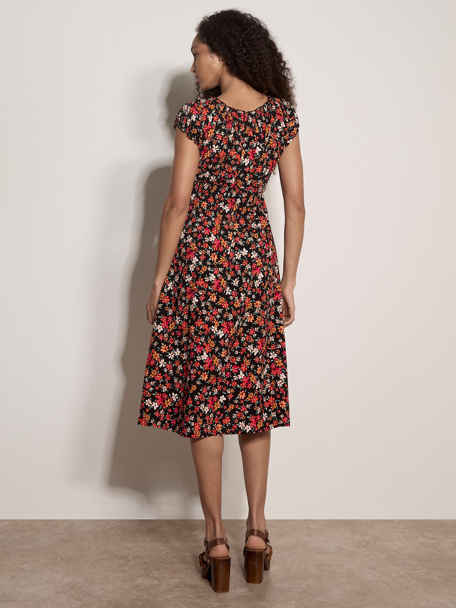 Apricot Midikleid »Midikleid« mit Smokdetails