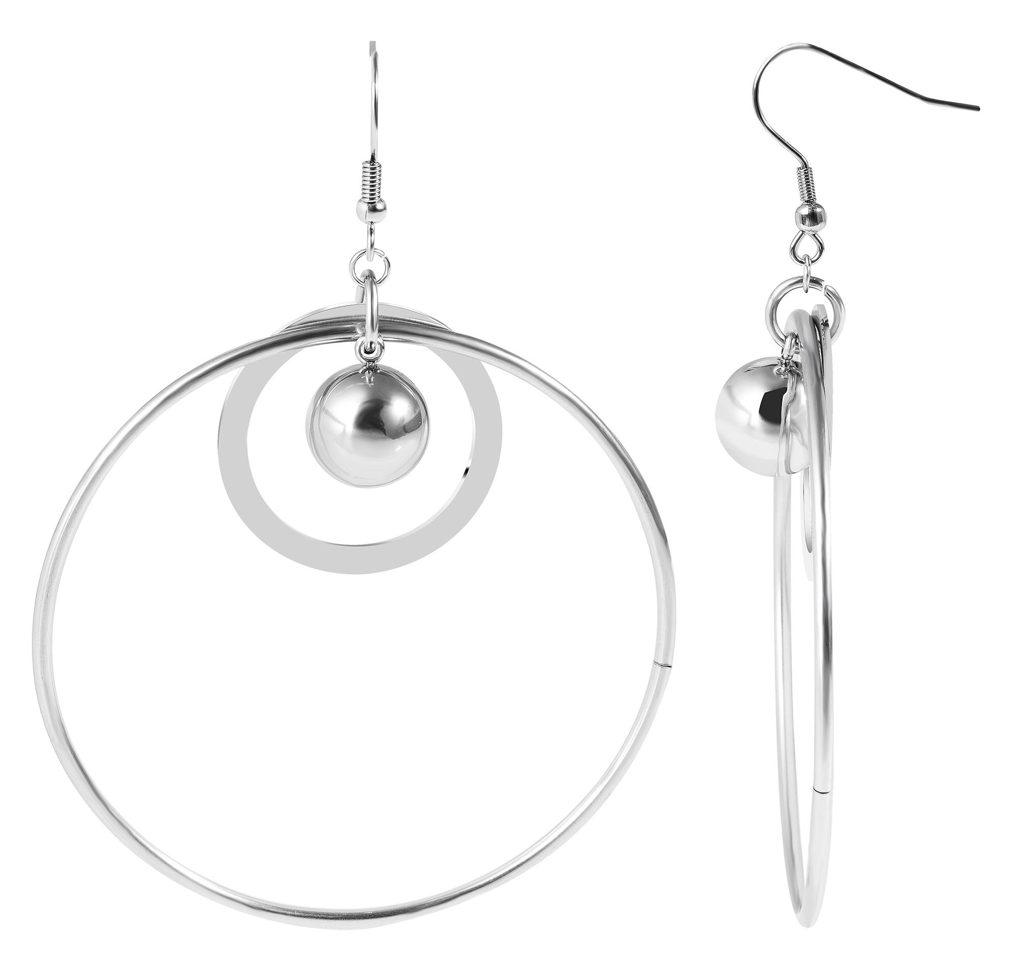 Adelia´s Paar Ohrhänger »Damen Ohrringe ¿ Ohrhänger aus Edelstahl«