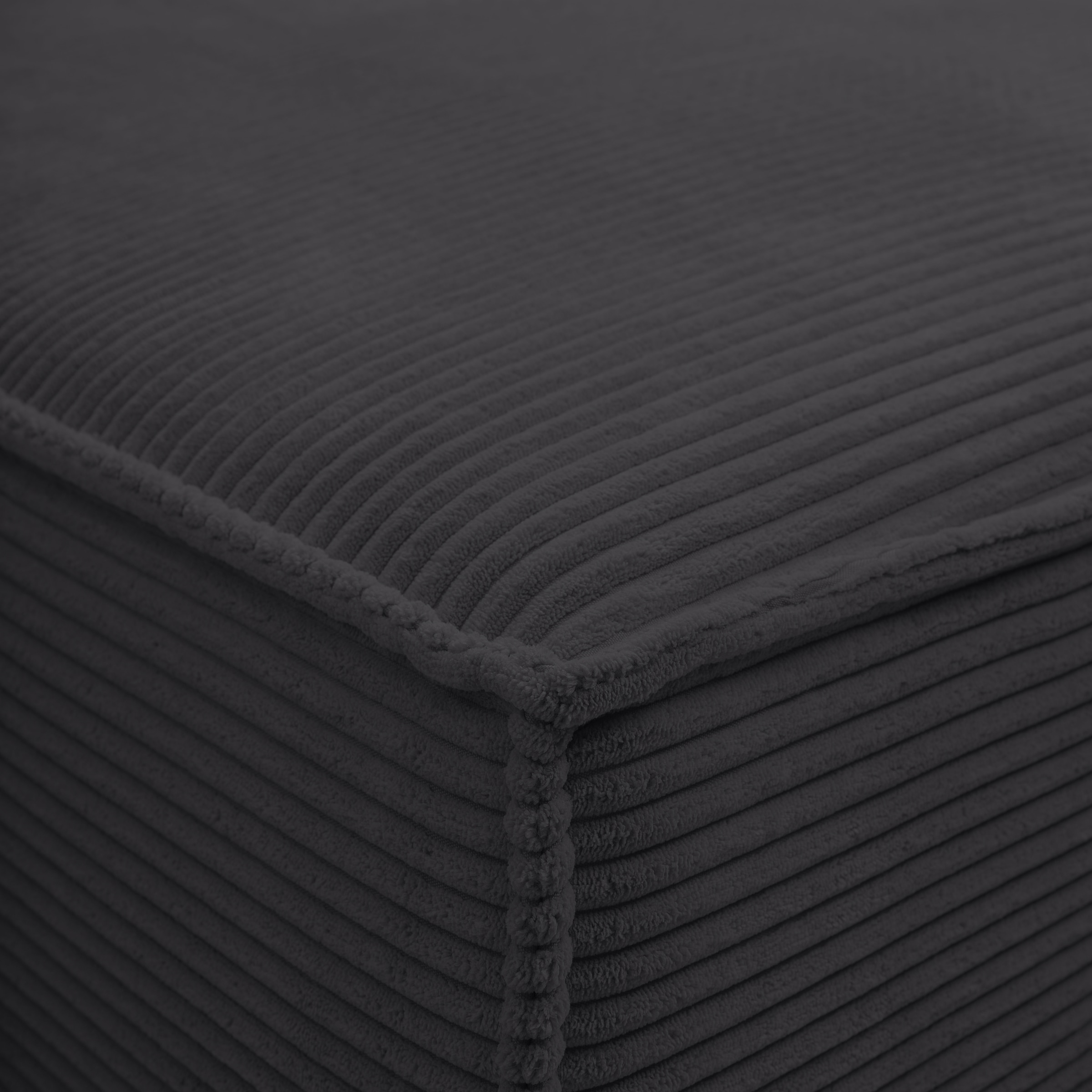 WERK2 Ecksofa »Atlanta-New 295 cm breit mit Bett & Bettkasten, Cord, zeitlos« Cord, L-Form, XXL, Schlaffunktion, Bettkasten