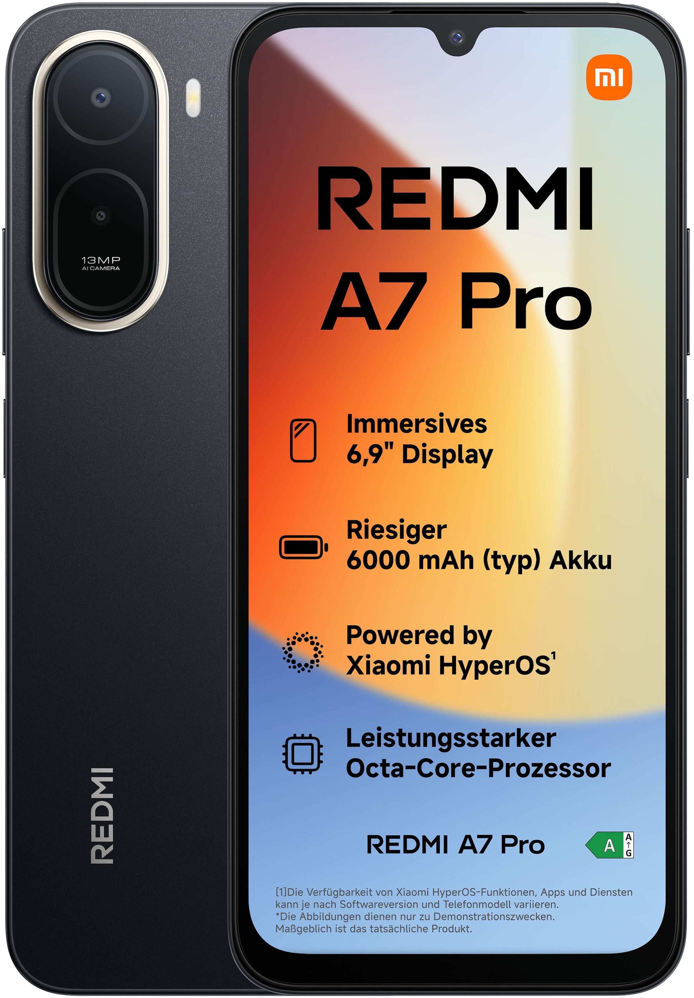 Xiaomi Smartphone »Redmi A7 Pro 4+64 GB« black