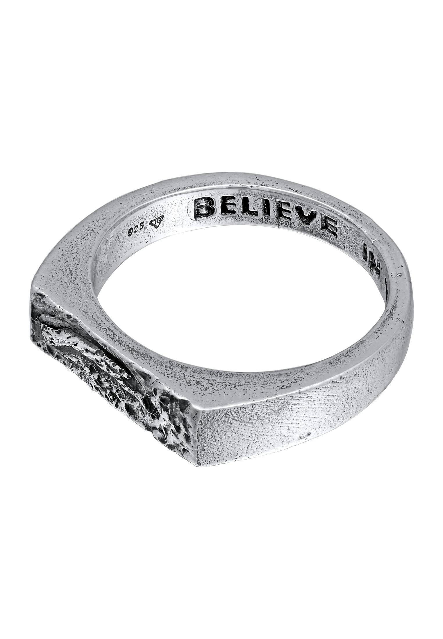 HAZE & GLORY Siegelring »Ring Rough Bar Ring 925 Silber«
