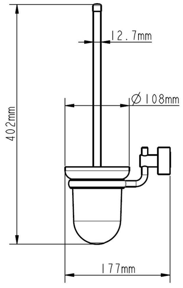 Lenz WC-Reinigungsbürste »SCALA«