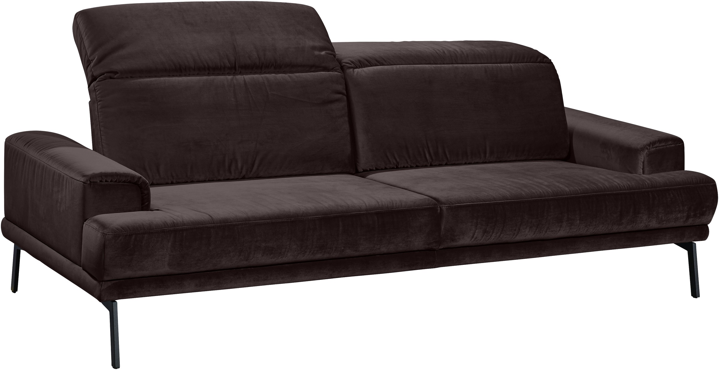 Musterring 3-Sitzer »MR 4580«, inkl. Kopf- und Sitztiefenverstellung, Fuß schwarz, B228 x T103 cm