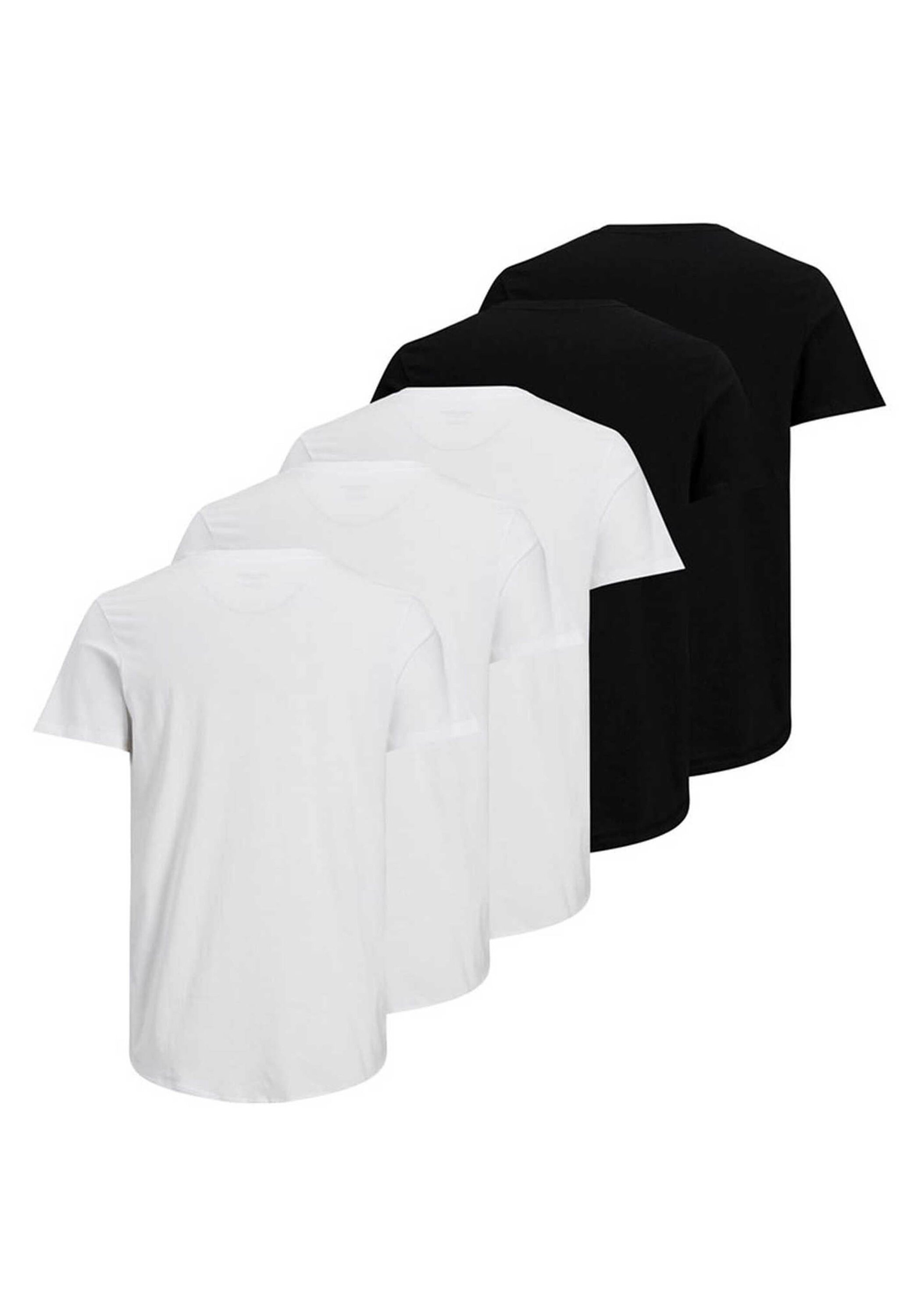 Jack & Jones T-Shirt »T-Shirt JJENOA 5er Pack«