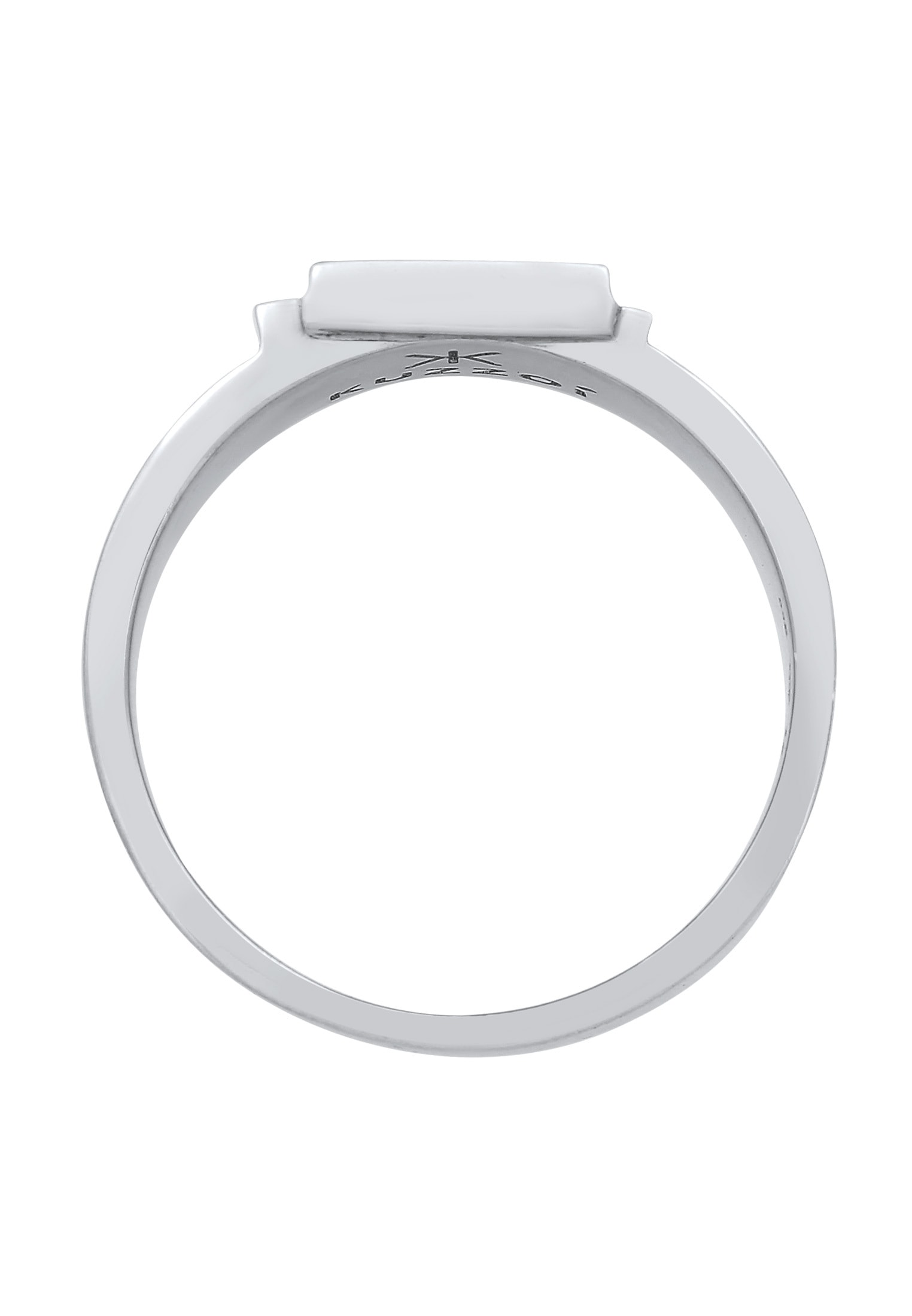 Kuzzoi Siegelring »Ring Herren Siegelring Modern 925 Silber«